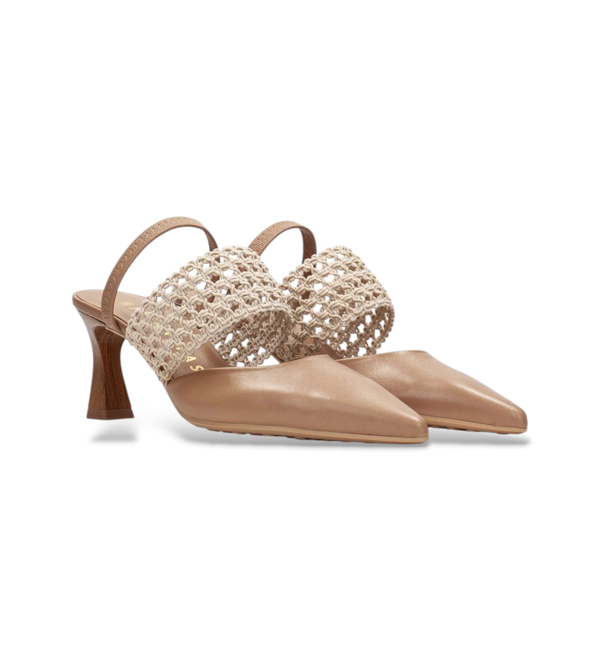 Hispanitas dla kobiet. HV264779 Brązowe buty Giorgia (38), Skóra, Brązowy, 5 do 8 cm, Brak, Zwykły