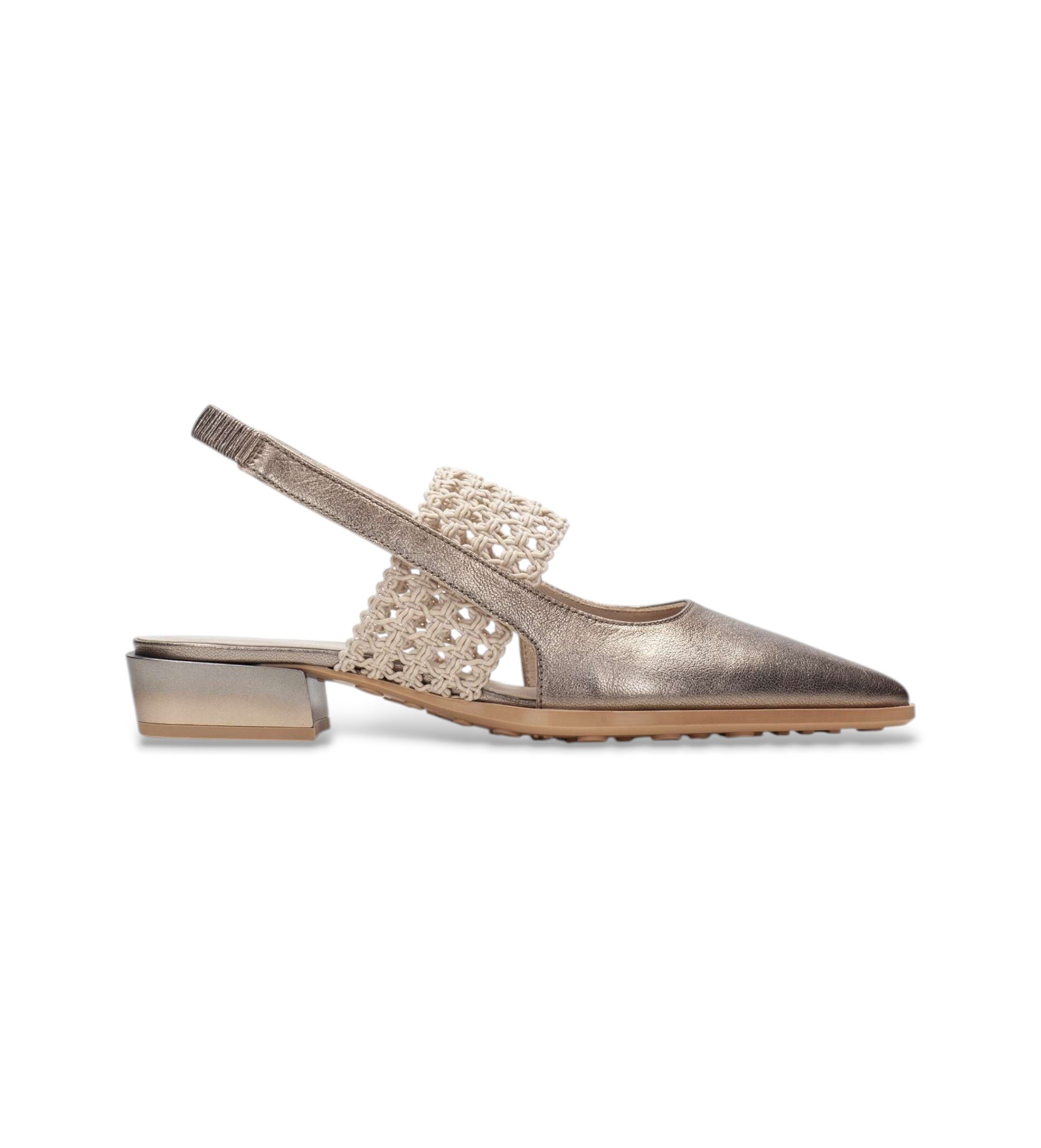 Hispanitas für Damen. HV264866 Turin graue Schuhe (39), Leder, Wohnung, 1 bis 3 cm, Keine, Lässig, Party, Klassisch, Taupe