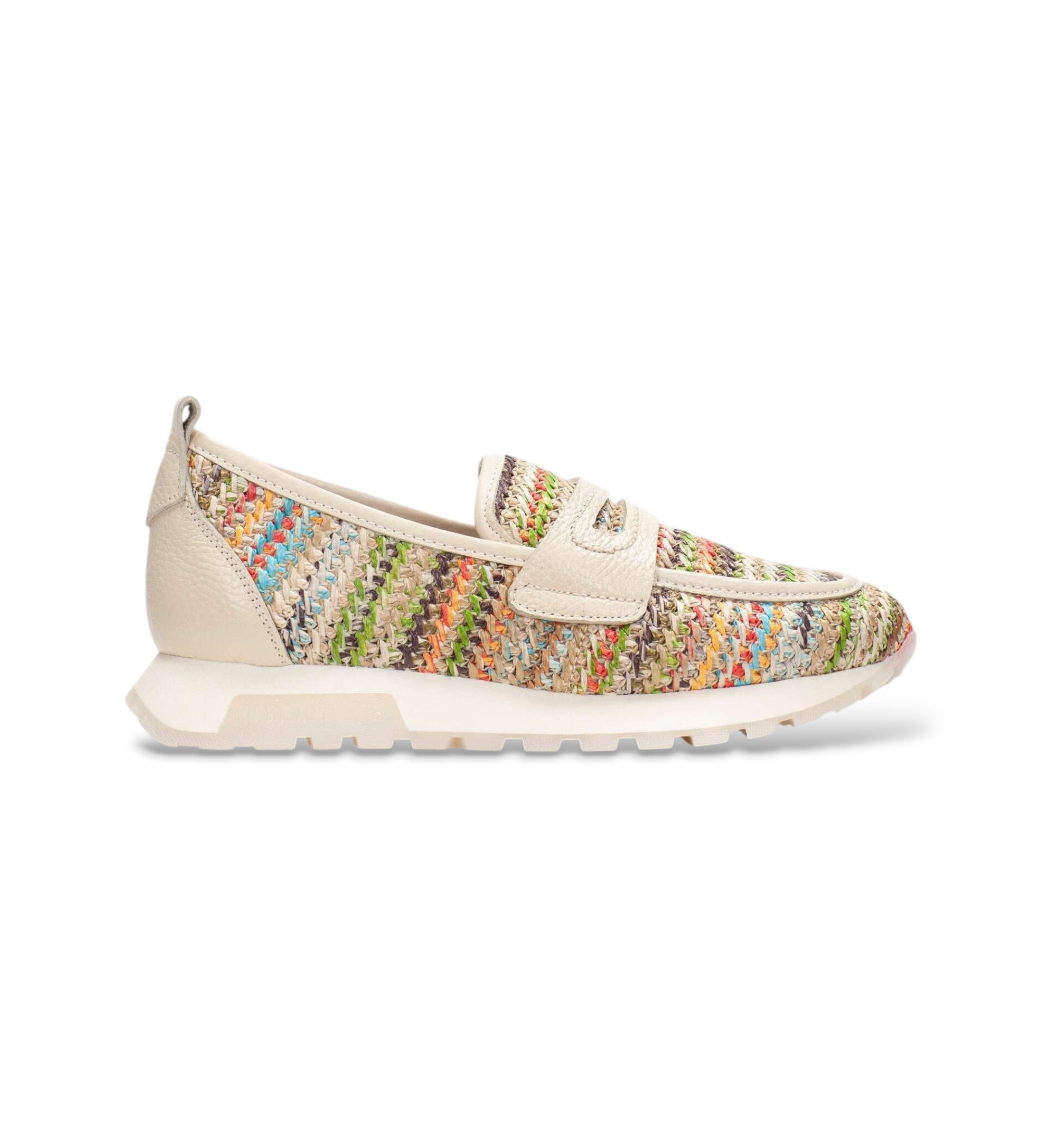 Hispanitas für Damen. RHV264856 Oregon mehrfarbige Schuhe (40), Wohnung, 1 bis 3 cm, Keine, Lässig