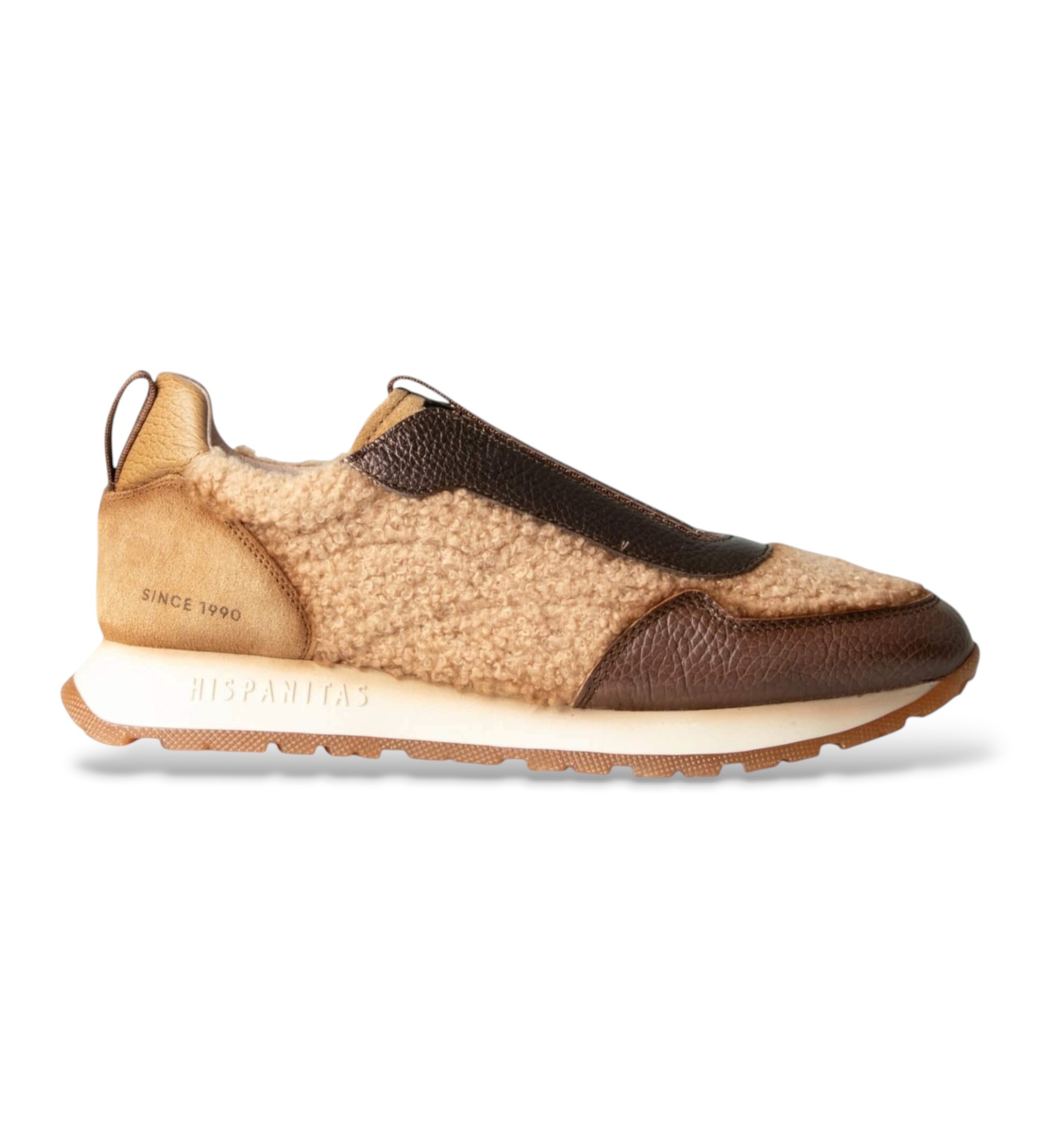 Hispanitas für Damen. HI254222 Kansas I25 Lederschuhe braun (41), Beige, 1 bis 3 cm, Keine, Lässig