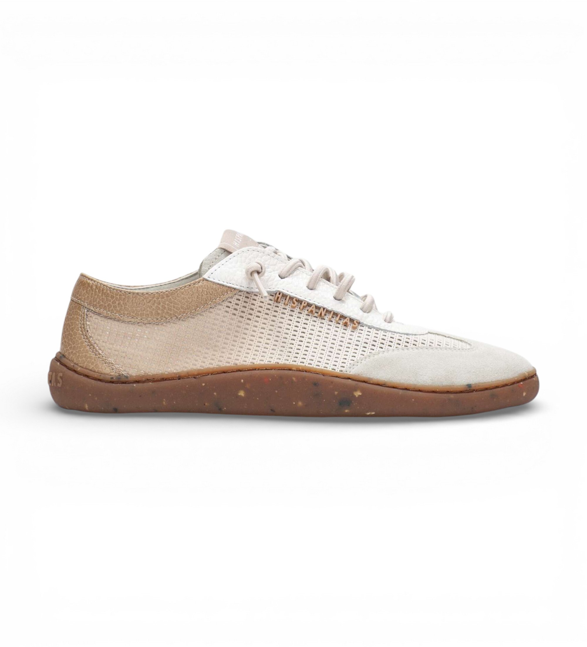 Hispanitas für Damen. SHV264573 Earth Sneakers off-white (36), Beige, Wohnung, Schnürsenkel, Lässig