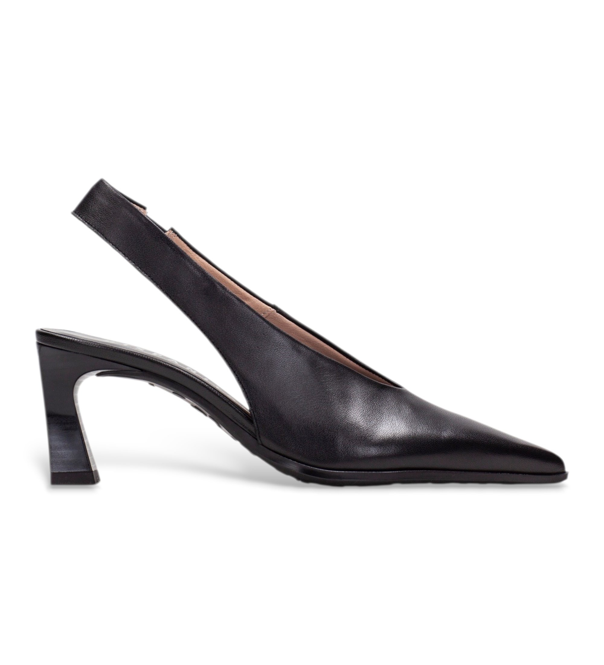 Hispanitas für Damen. HI265184 Pariser Lederschuhe schwarz (36), 3 bis 5 cm, Keine, Party