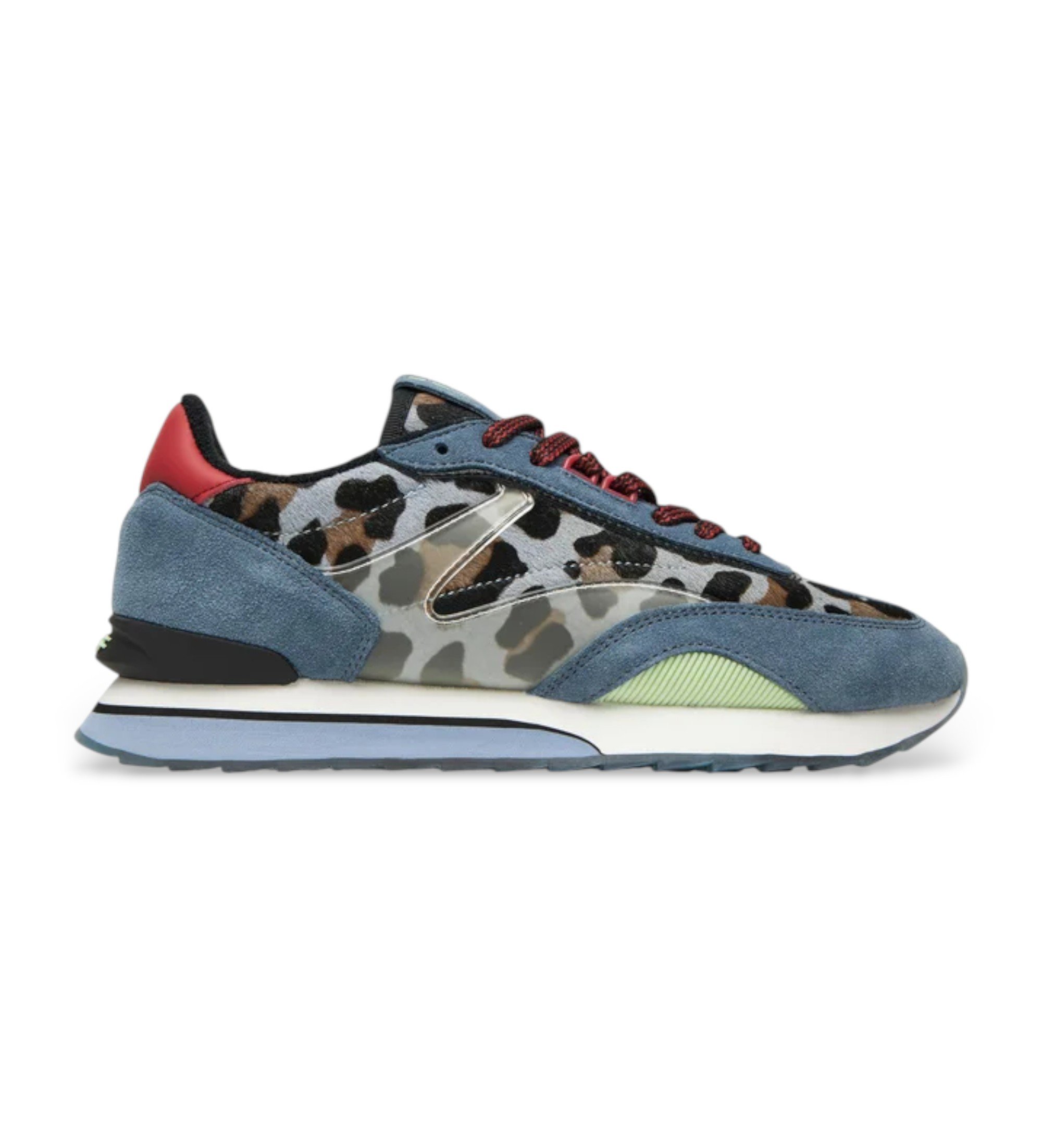 HOFF für Damen. 22503001 Art blaue Turnschuhe (36), Leder, Wohnung, Schnürsenkel, Lässig