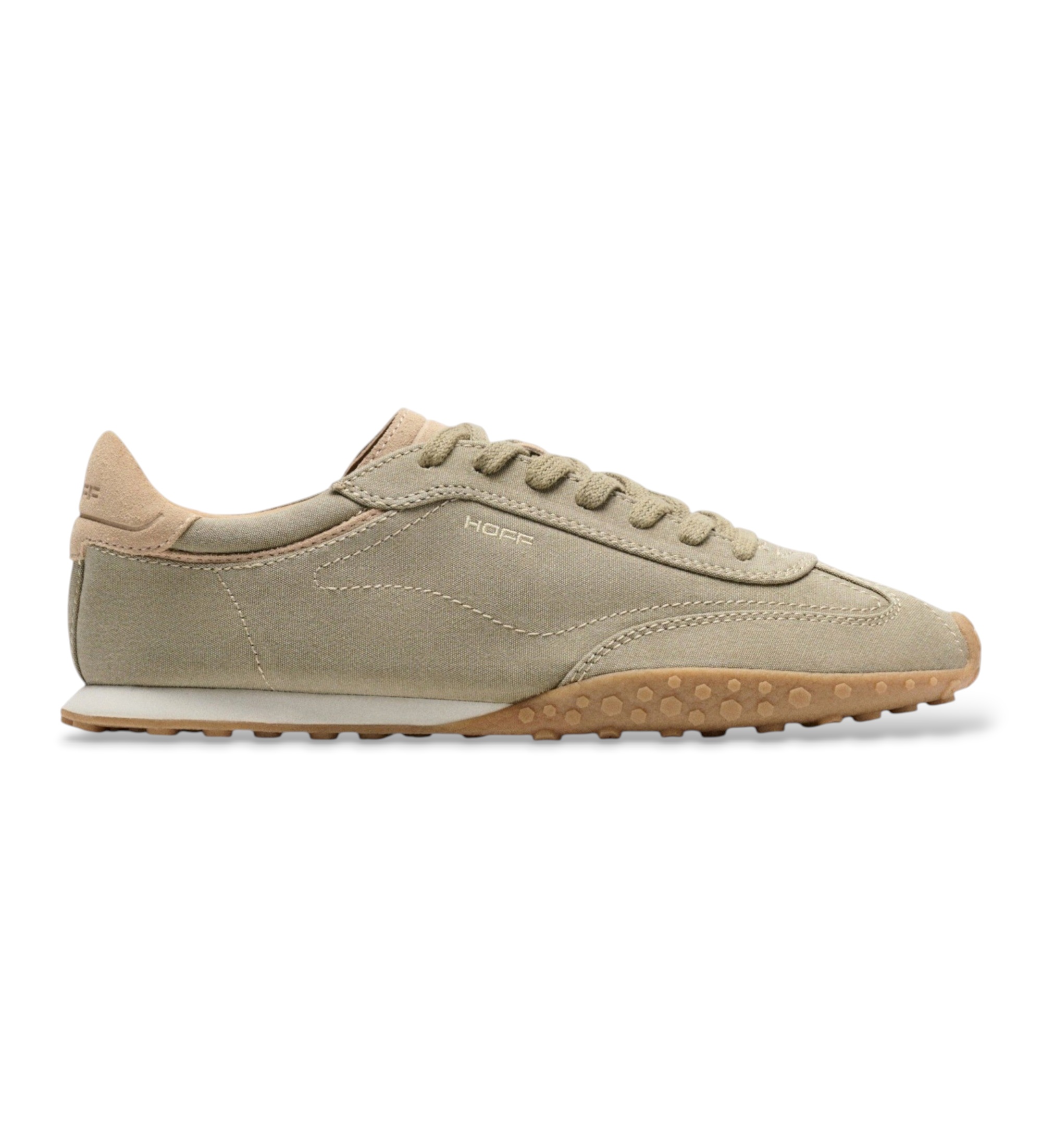 HOFF für Damen. 22661024 Bridge Canvas Sneakers beige (41), Stoff, Wohnung, Schnürsenkel, Lässig