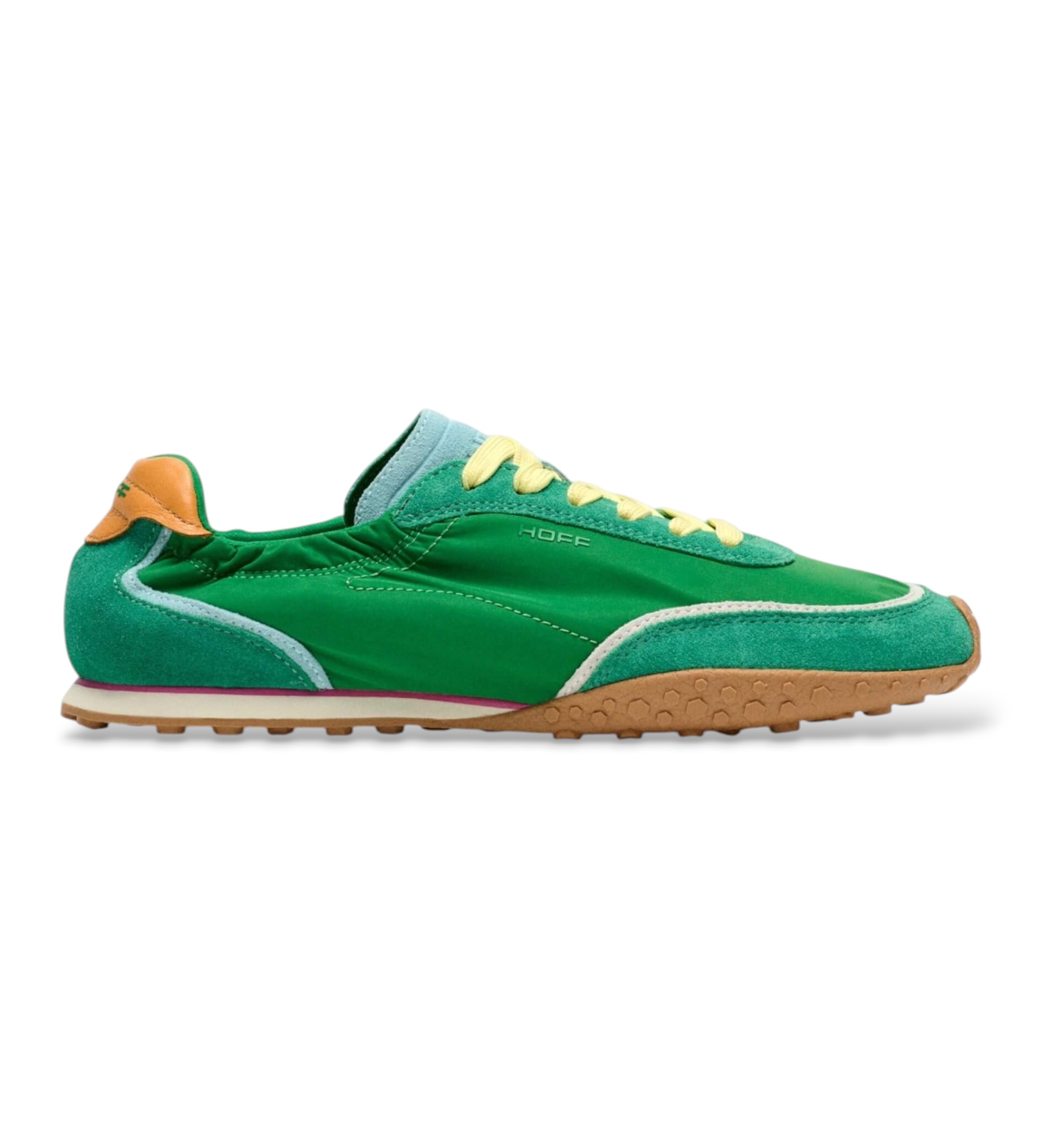 HOFF für Damen. 12661017 Bridge Dopamine Jade grüne Schuhe (38), Stoff, Wohnung, Schnürsenkel, Lässig