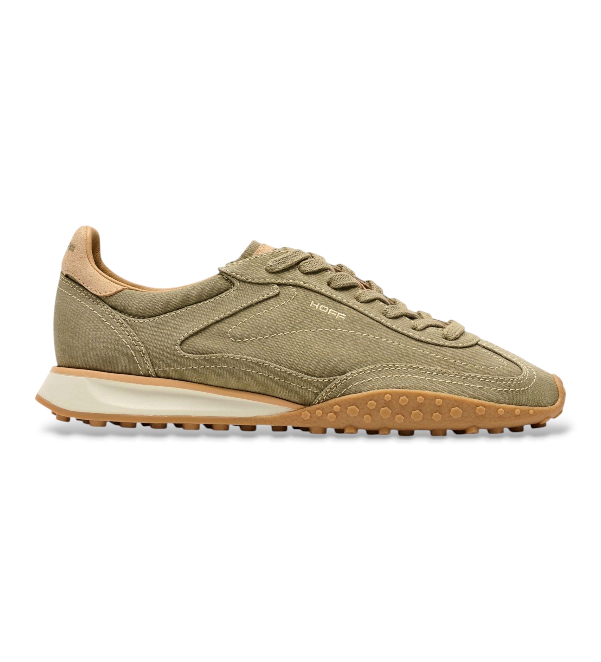 HOFF für Herren. 22661603 Bridge Mkii Canvas Schuhe grün (45), Stoff, Wohnung, Schnürsenkel, Lässig