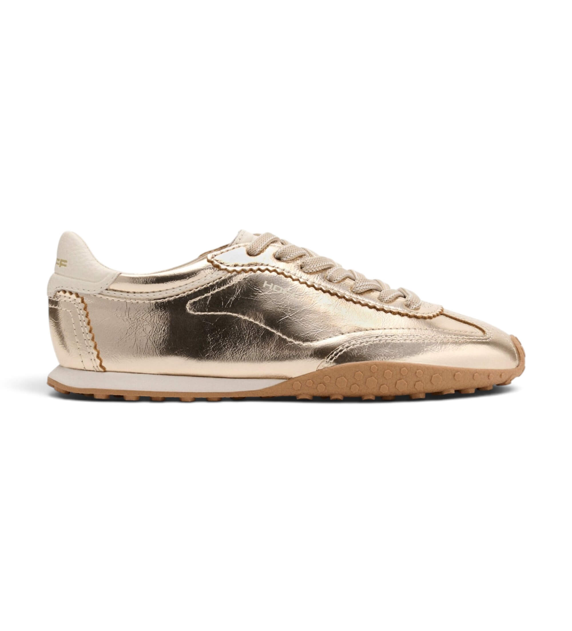 HOFF für Damen. 22661404 Golden Bridge Fl Leder Turnschuhe (39), Wohnung, Schnürsenkel, Lässig