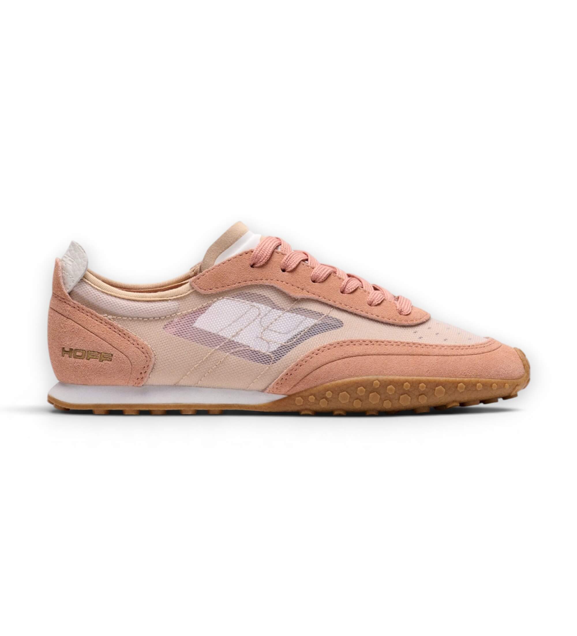 HOFF für Damen. 12661023 Leder-Sneaker Bridge Mesh orange (39), Wohnung, Schnürsenkel, Lässig