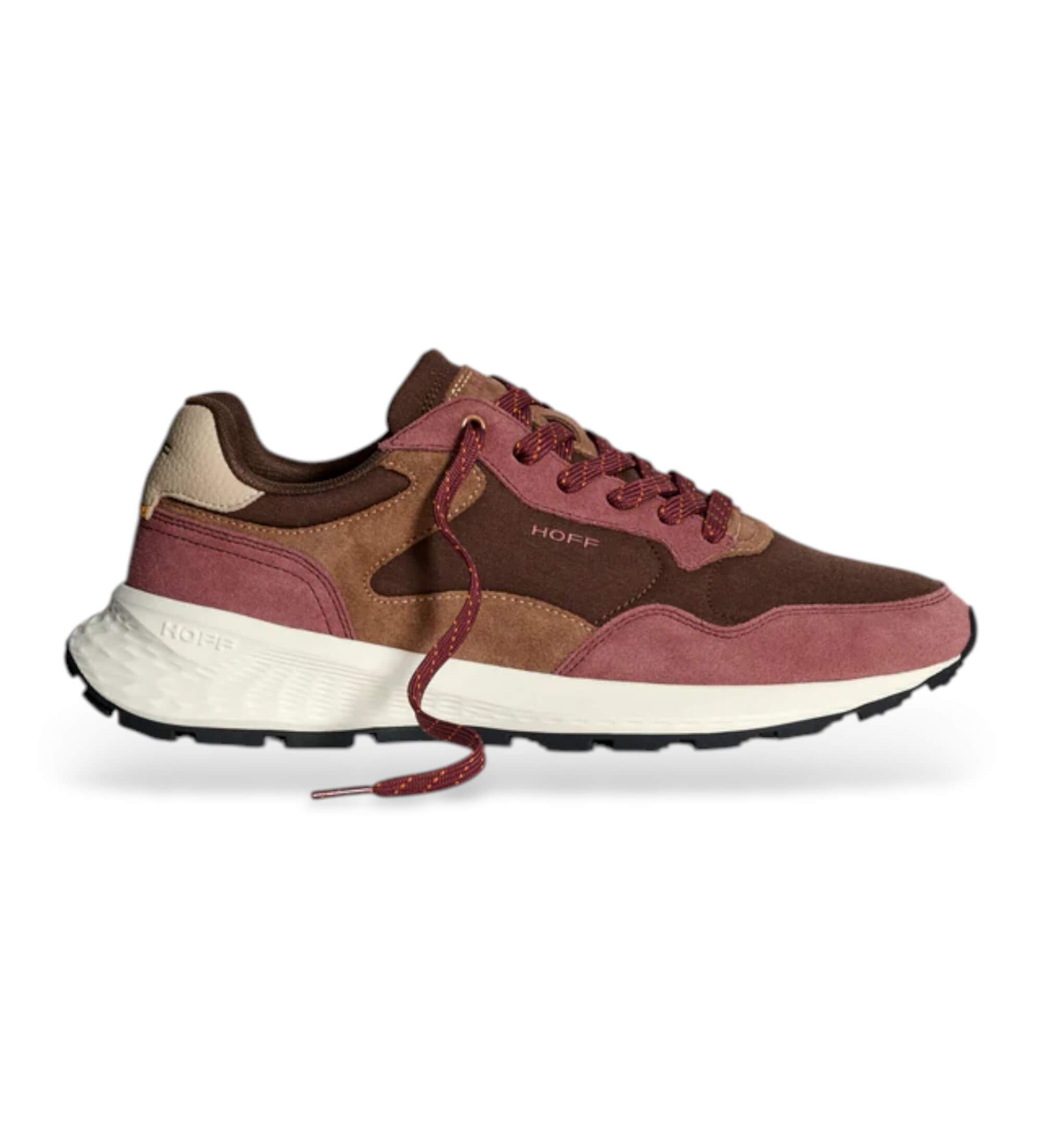 HOFF für Herren. 22535607 City Mkii burgundy Lederschuhe burgundy (44), Wohnung, Schnürsenkel, Lässig, Kastanienbraun