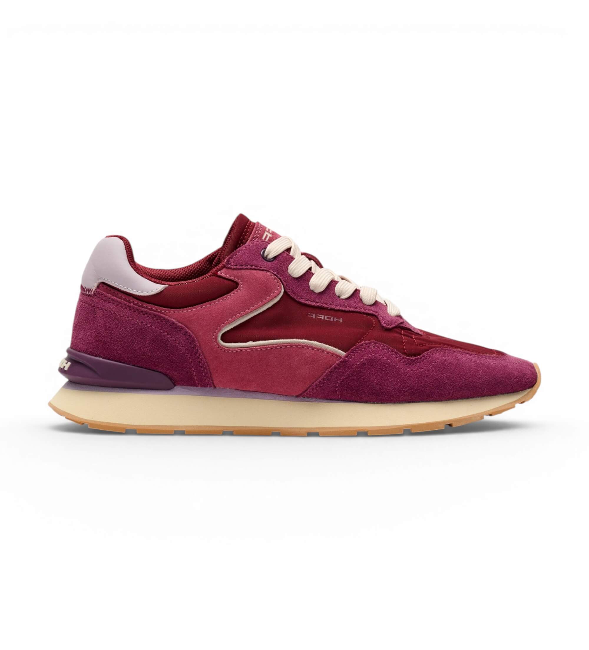 HOFF für Herren. 22602408 City Leder Sneakers rosa (43), Wohnung, Wildleder, Schnürsenkel, Lässig