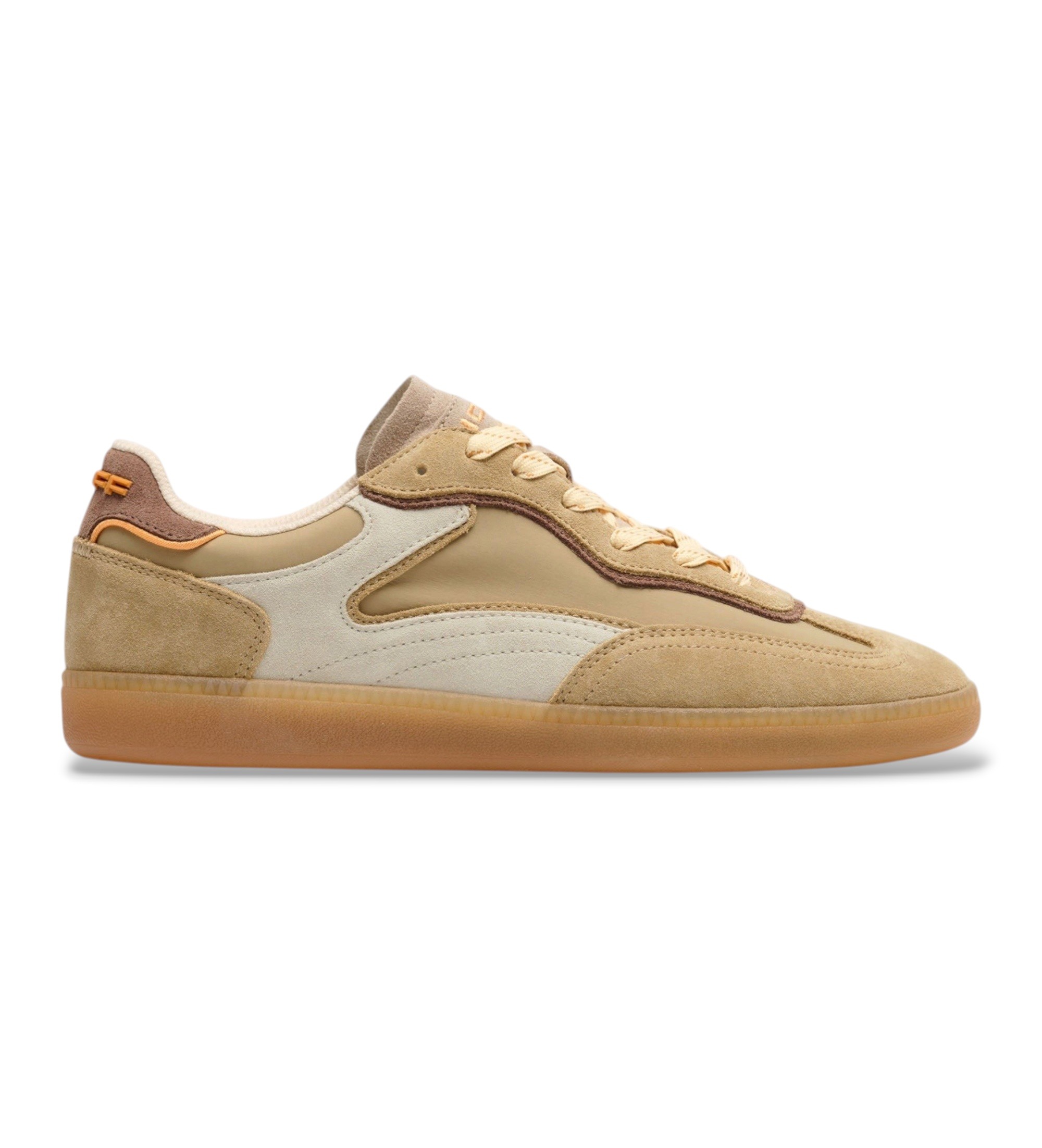 HOFF für Damen. 22619403 Park beige Lederturnschuhe (40), Wohnung, Wildleder, Schnürsenkel, Lässig
