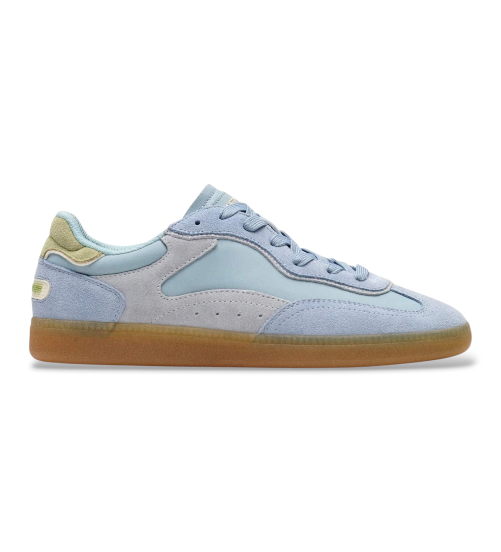 HOFF für Damen. 12619406 Leder-Sneaker Park Stone blue blau (37), Wohnung, Schnürsenkel, Lässig