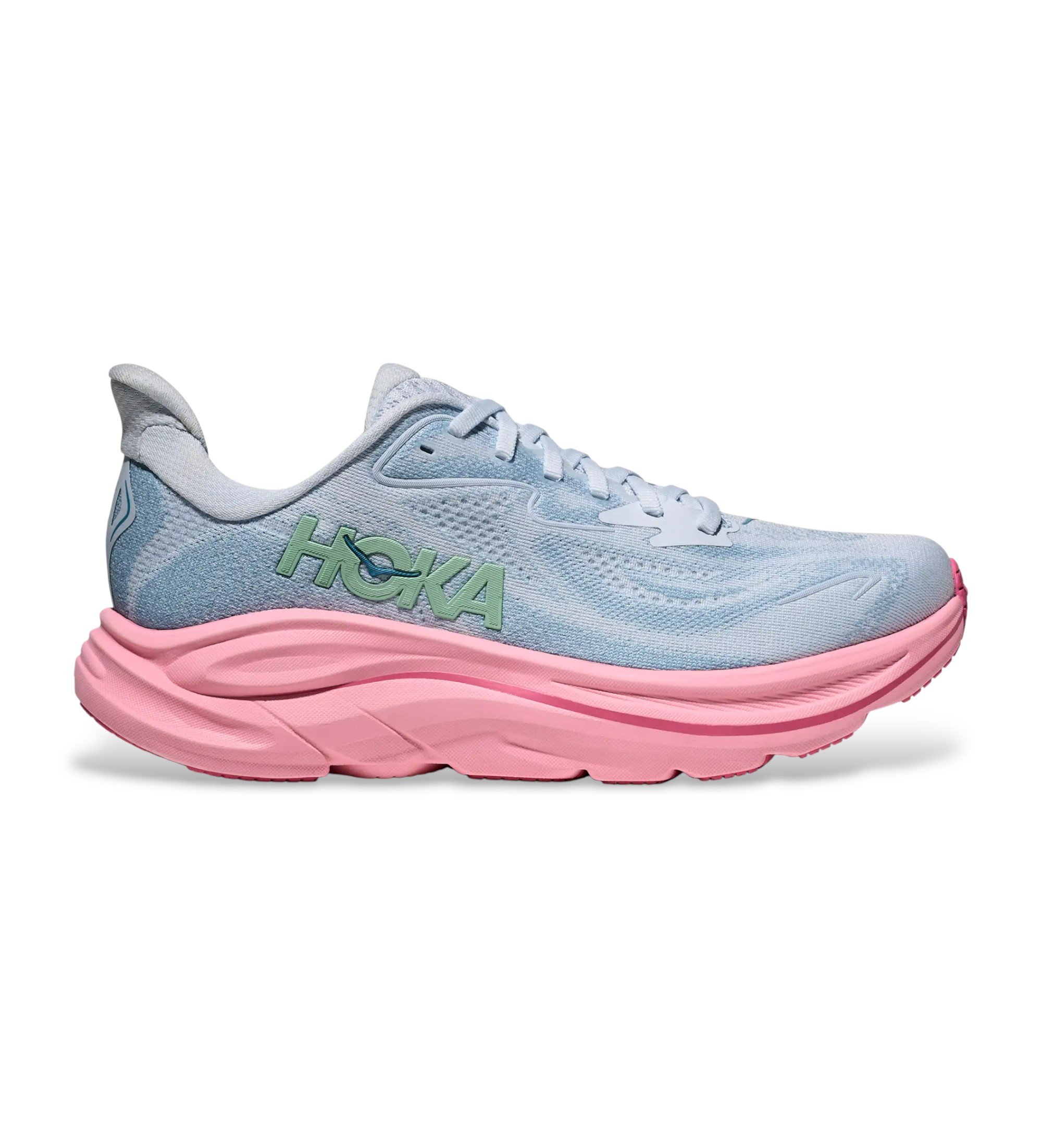 HOKA für Damen. 1162031 Schuhe Clifton 10 blau (36), Wohnung, Schnürsenkel, Sportlich, Laufen, Multisport