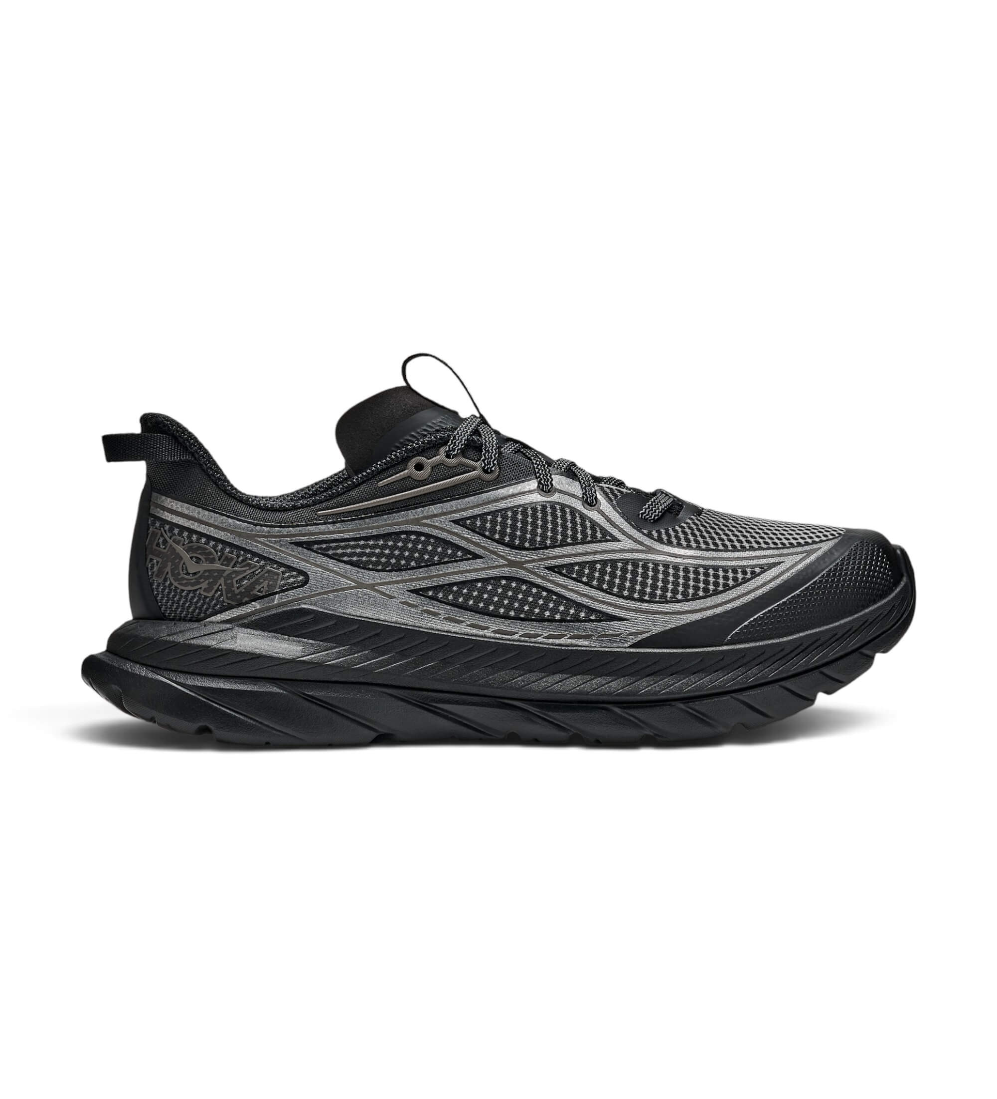 HOKA für Herren. 1176679 Mach Remastered Aura Sneaker schwarz (44), Wohnung, Schnürsenkel, Sportlich, Multisport, Masche