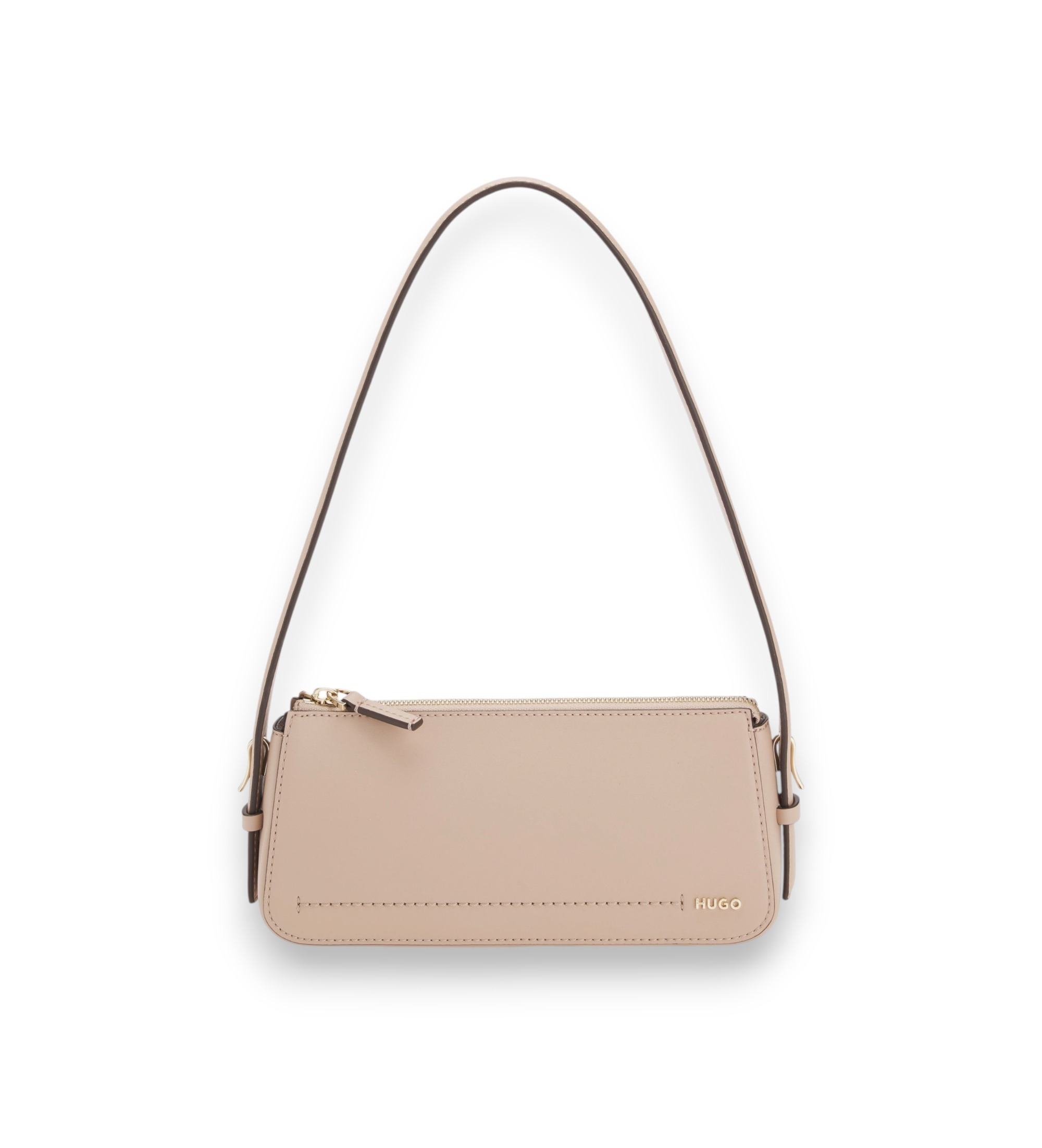 HUGO für Damen. 50567718 Tasche Yorih beige (OSFA), Lässig, Polyurethan
