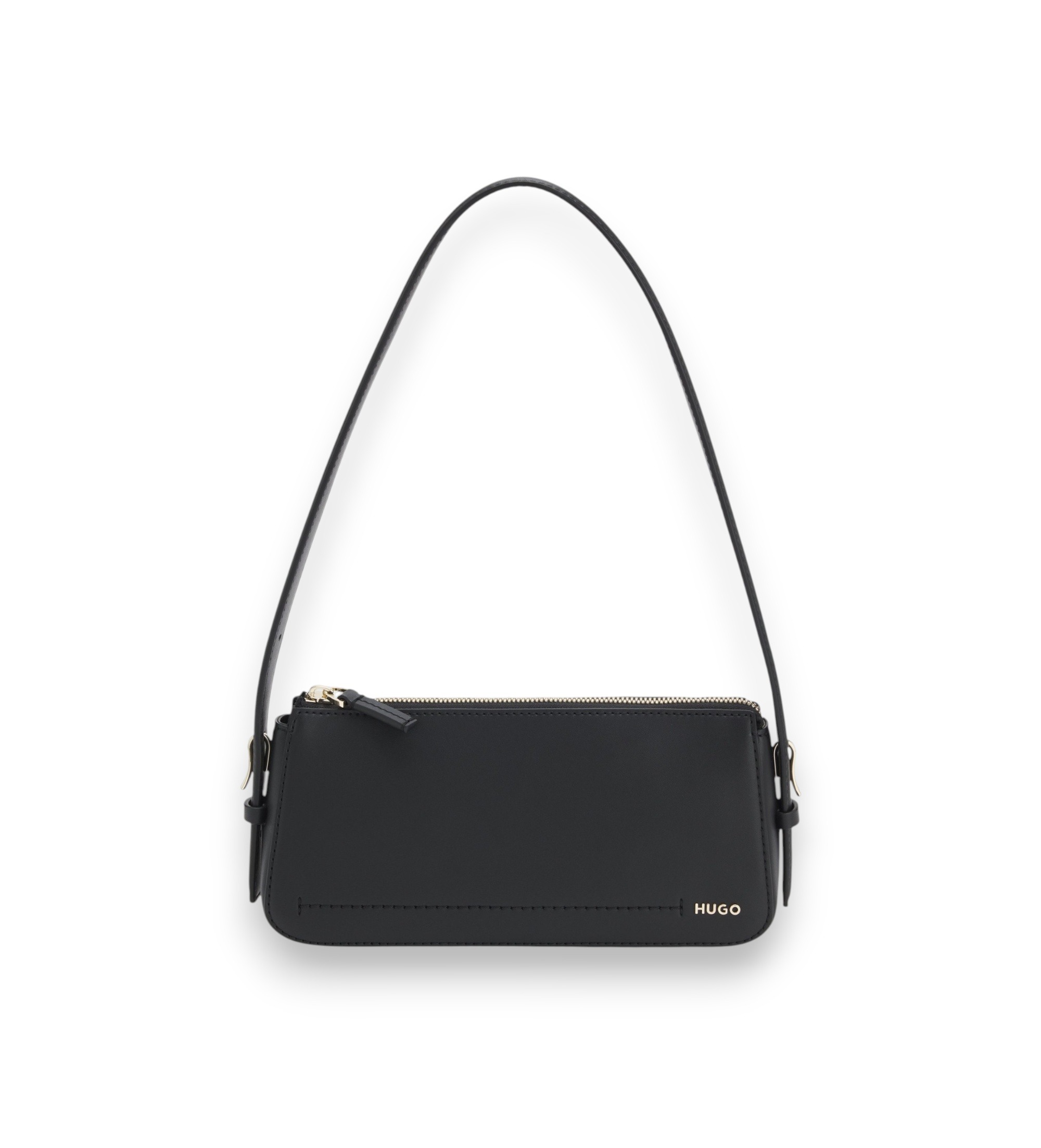 HUGO für Damen. 50567718 Tasche Yorih schwarz (OSFA), Lässig, Polyurethan