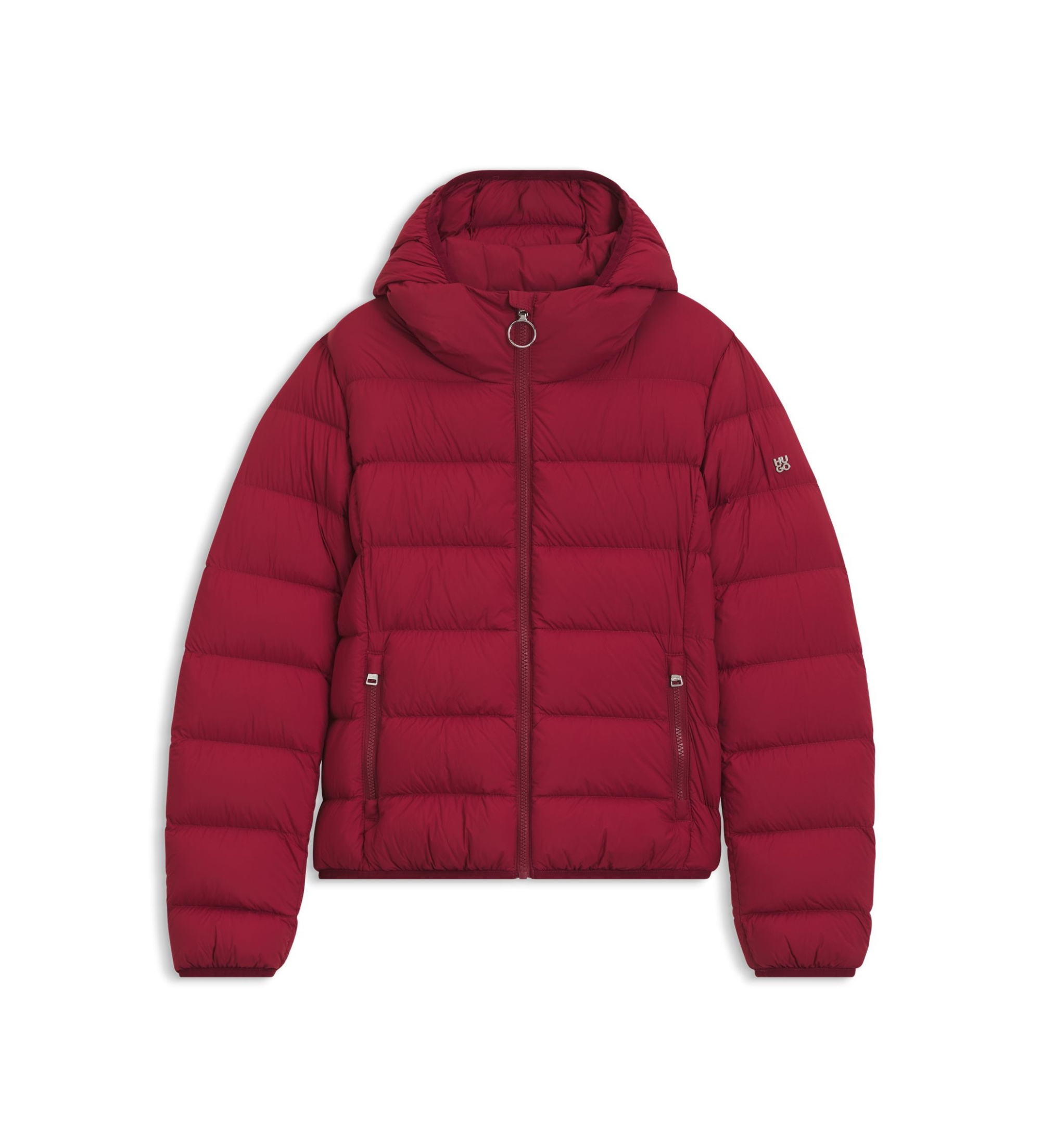 HUGO für Damen. 50566084 Jacke Fandine rot (S), Lässig, Polyamid