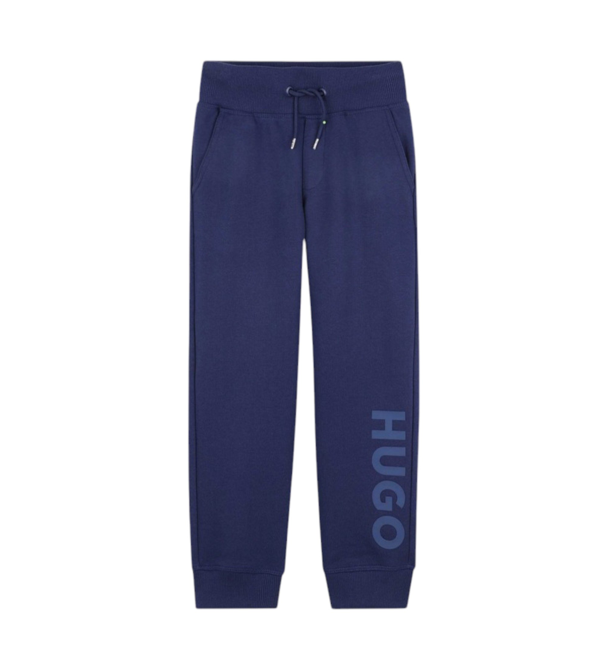 HUGO für Jungen. G00362 Marineblaue Jogginghose (4Y= 102cm), Lässig, Baumwolle, Kinderbekleidung