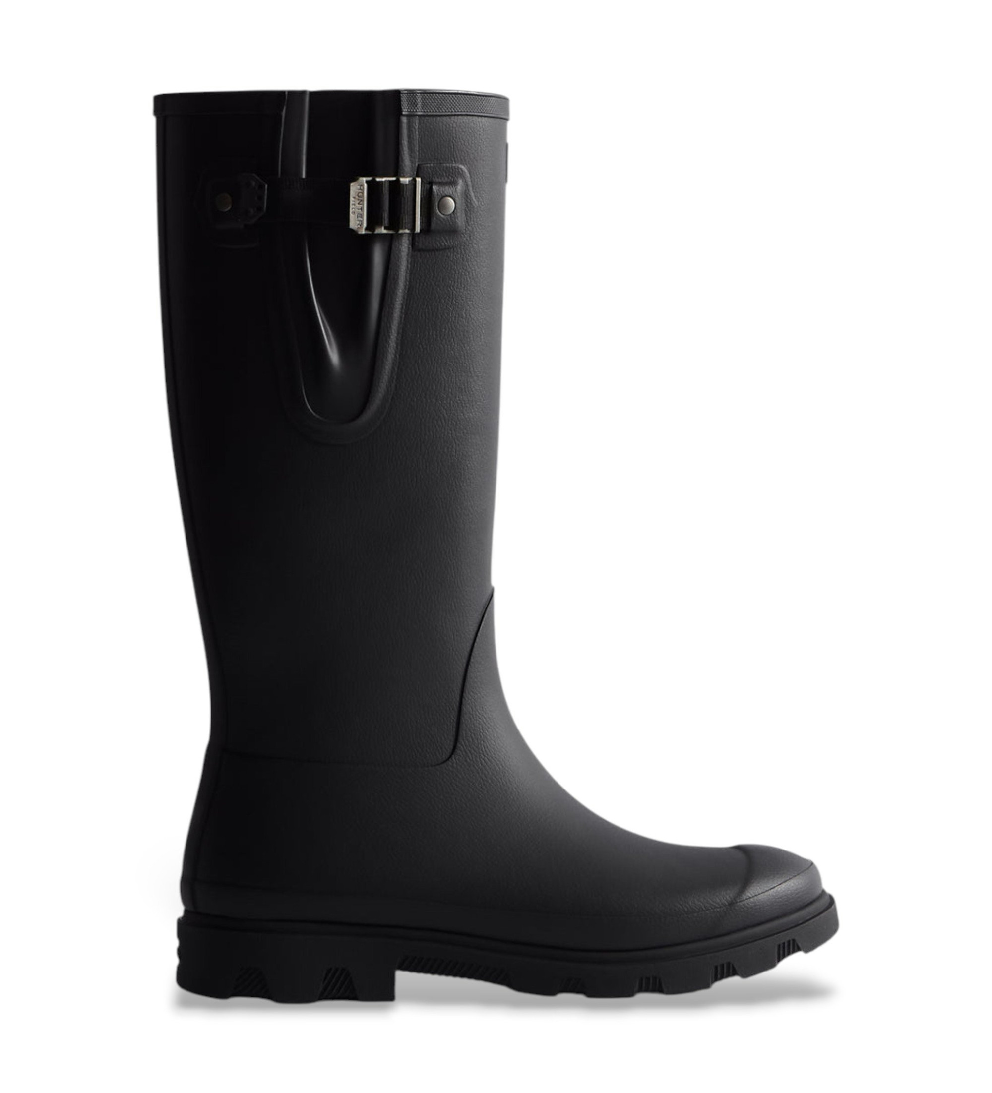 Huntervoor vrouwen. FRU0003251 Verstelbare hoge Downpour laarzen zwart (39/40), Plat, Geen, Casual