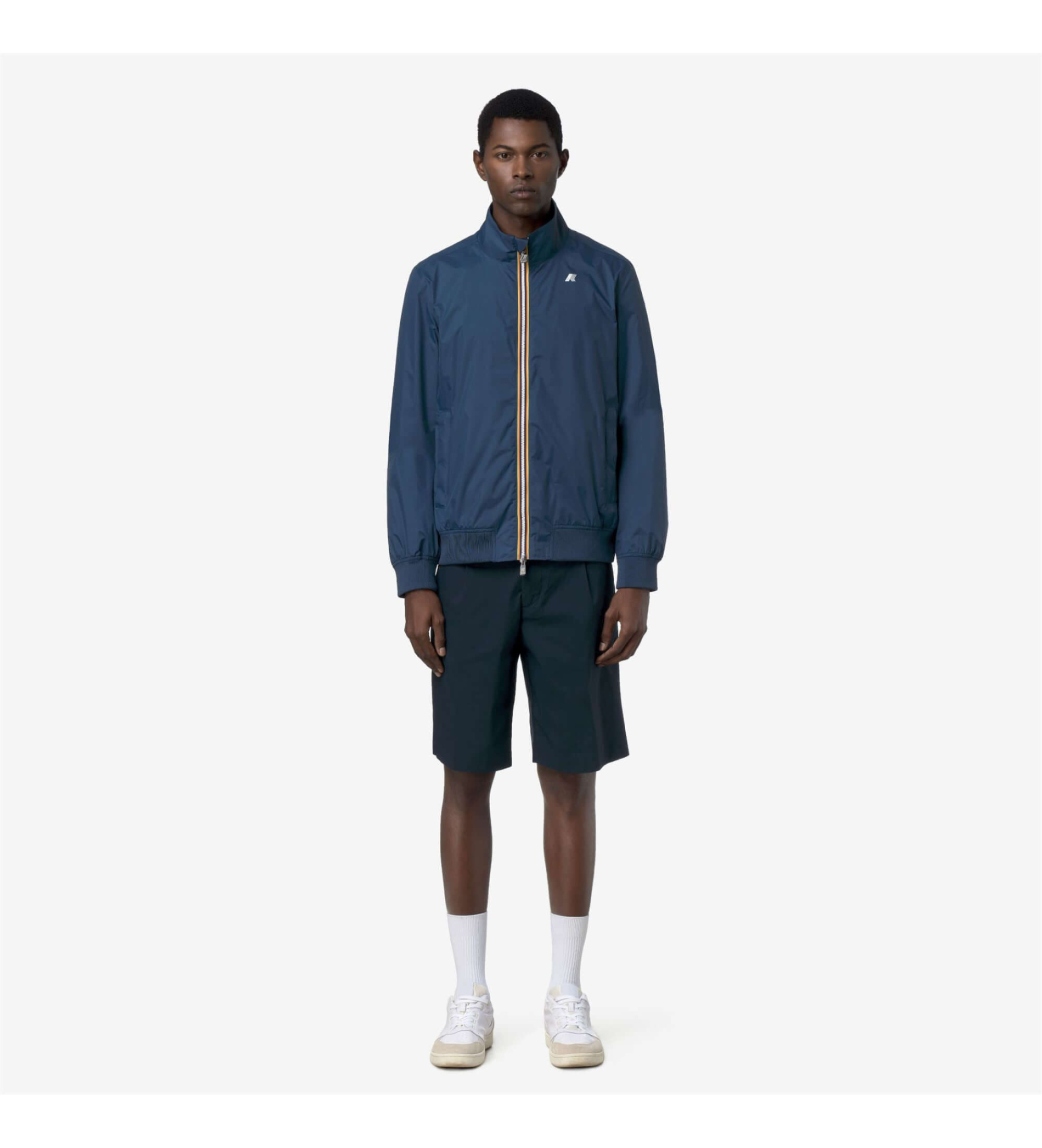 K-way für Herren. K6123PW Jacke Arsene Plus.2 Double blau (M), Lässig, Polyester