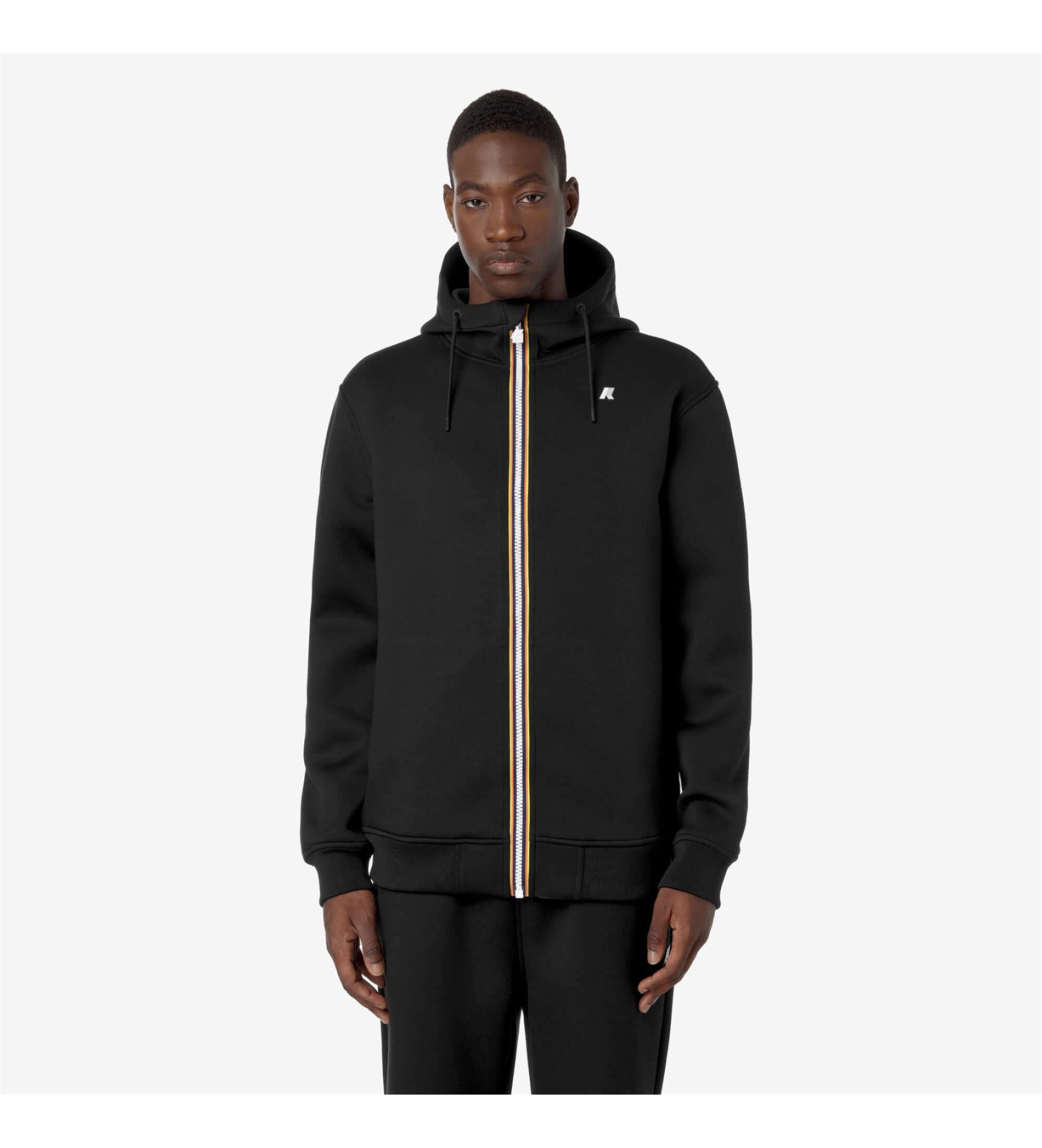 K-way für Herren. K2141DW Rainer Spacer Jacke schwarz (S), Lässig, Polyester