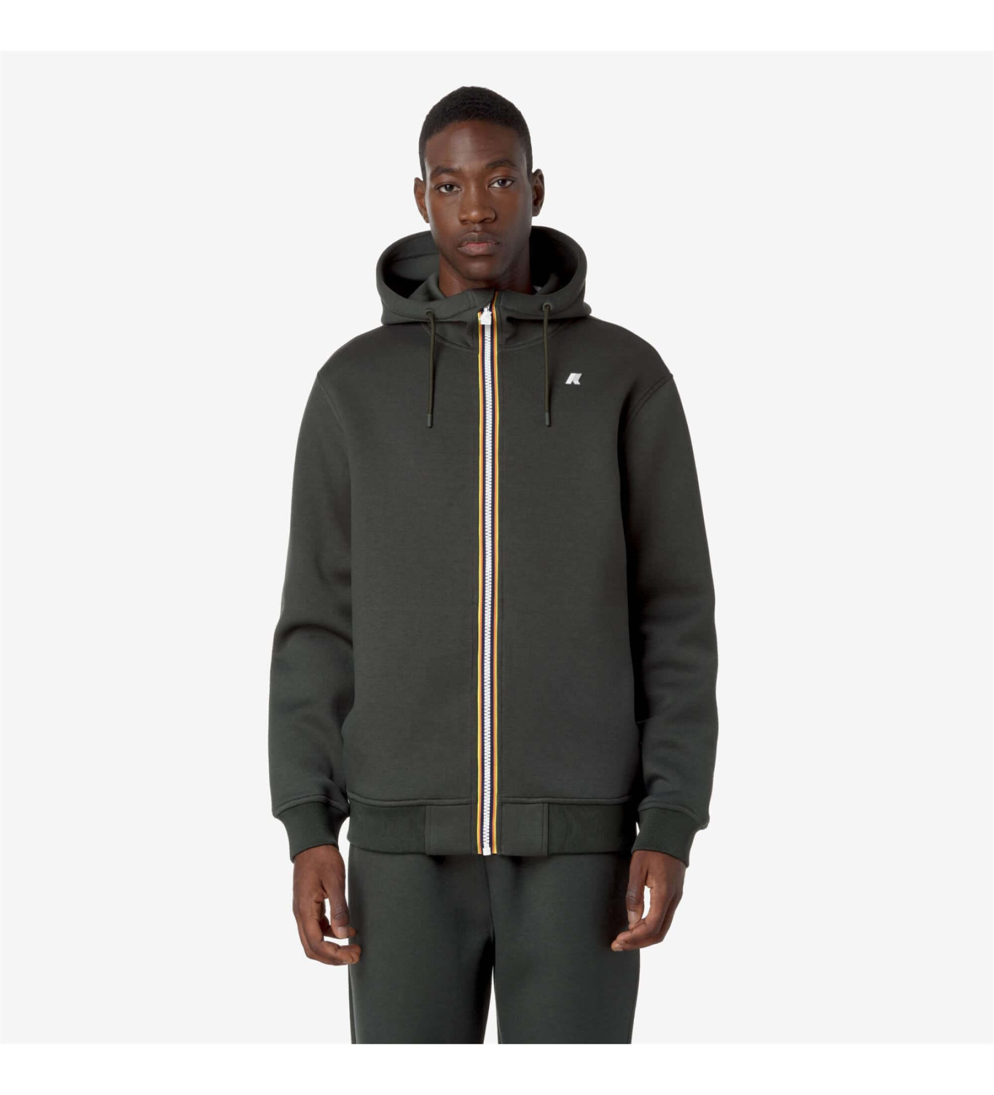 K-way für Herren. K2141DW Rainer Spacer Jacke grün (XL), Lässig, Polyester