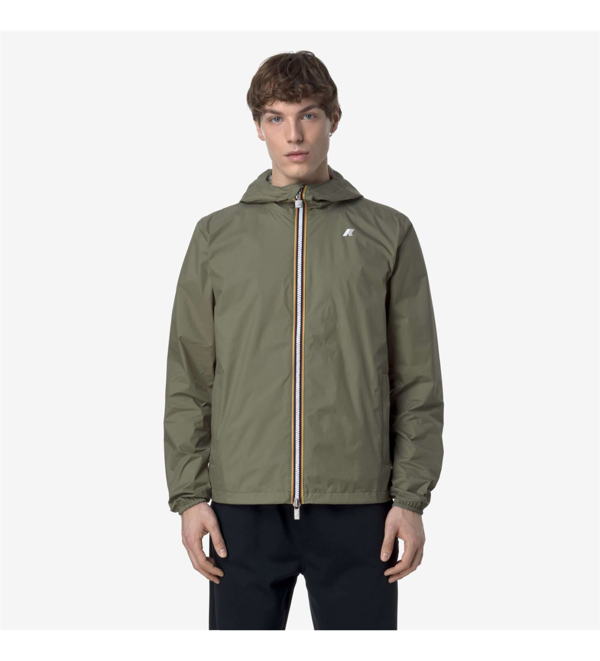 K-way für Herren. K2124EW Jake Plus 2 Wendejacke grün (XXL), Lässig, Nylon, Langarm