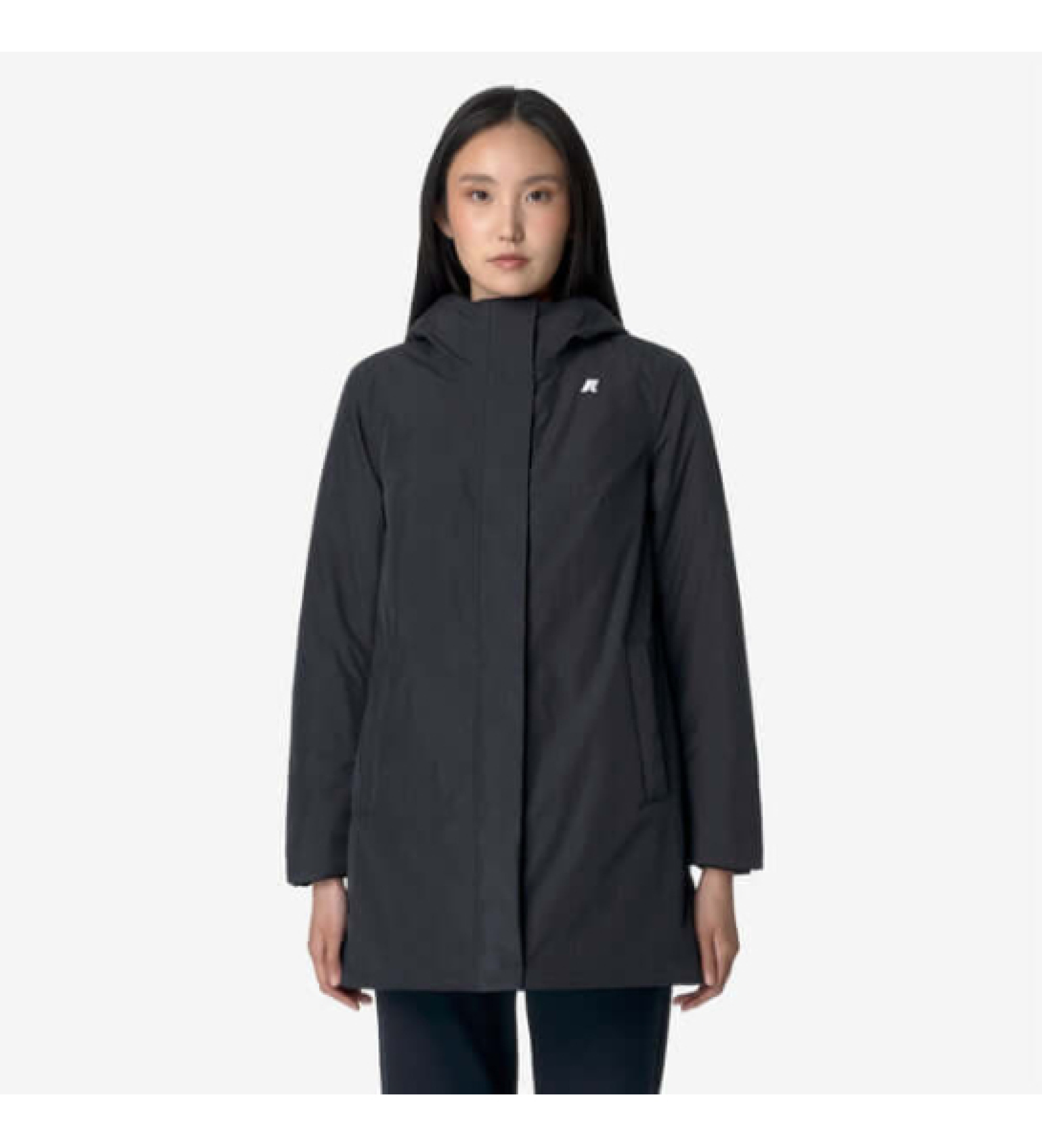 K-way für Damen. K71326W Parka Sophie Soft Touch navy (XL), Blau, Lässig, Polyester, Marine