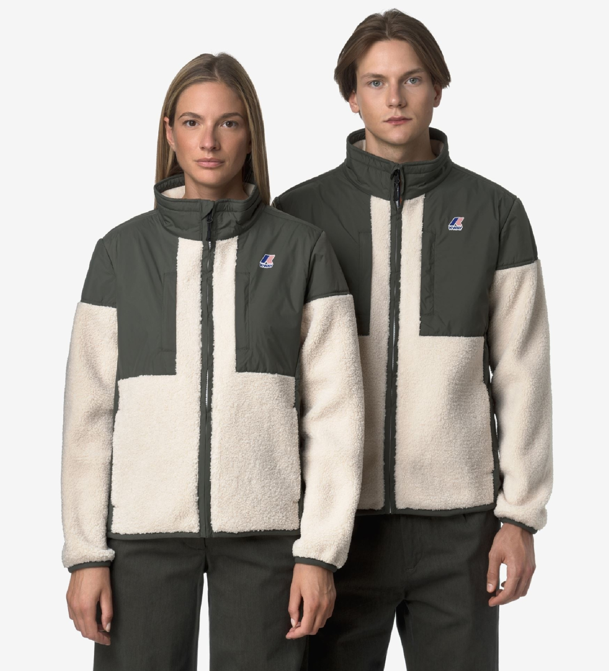 K-way Unisex. K6133HW Polar Sixte 4.0 Bär grün (S), Lässig, Polyester