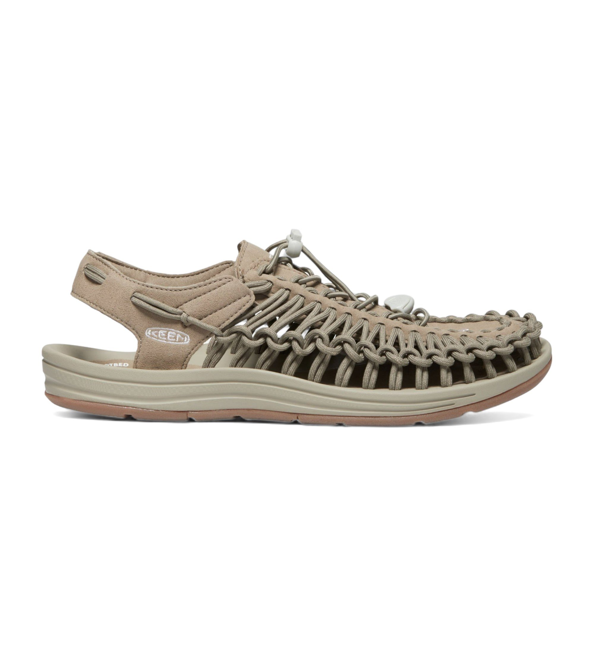 Keen für Herren. 1025169 Uneek Sandalen grün (41), Wohnung, Keine, Lässig, Strandbekleidung, Taupe, Recyceltes Polyester