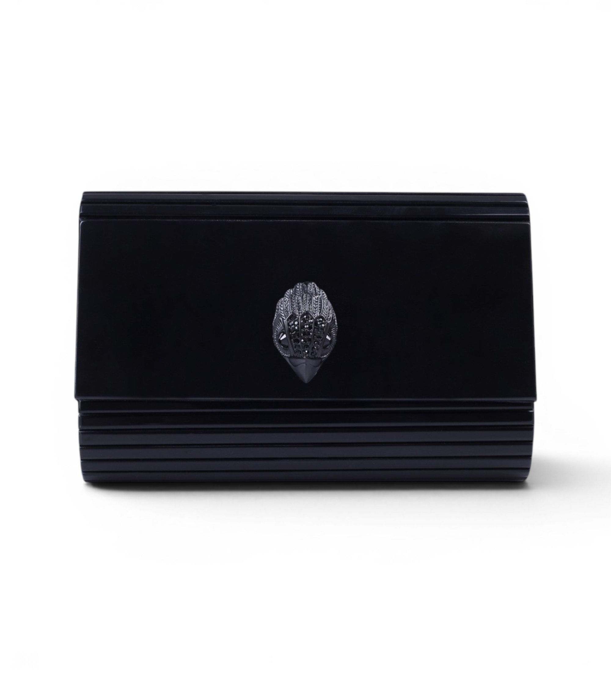 Kurt Geiger für Damen. 8764000979 Eagle Clutch Bag schwarz (OSFA), Lässig, Synthetisch