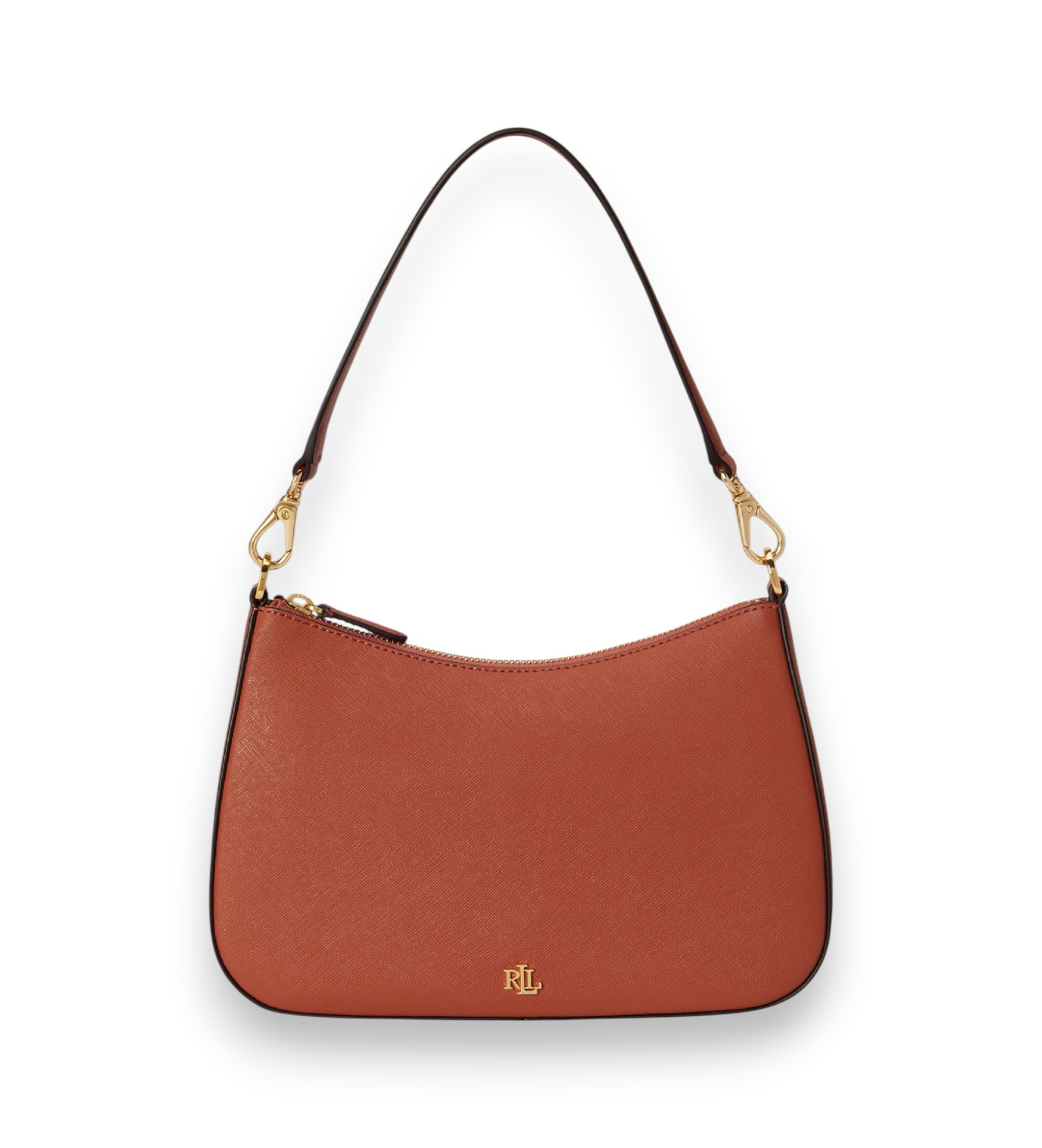 Lauren Ralph Lauren für Damen. 431883768059 Mittlere braune Ledertasche Danni (OSFA), Lässig, Klassisch