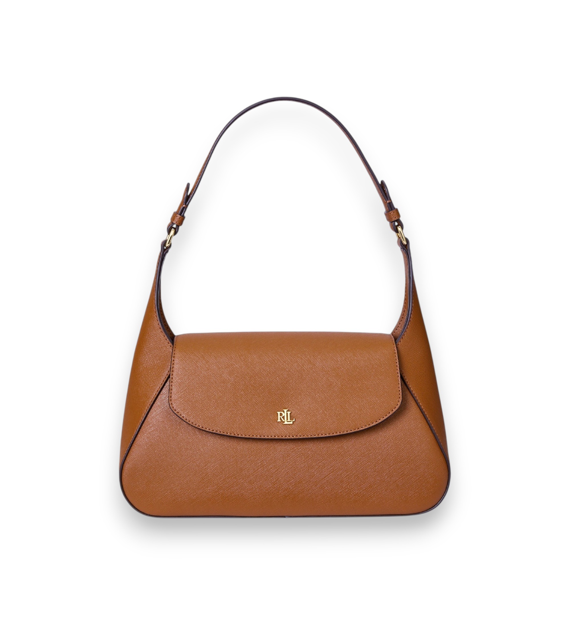 Lauren Ralph Lauren für Damen. 431969364002 Braune mittelgroße Schylar Schultertasche (OSFA), Lässig, Leder