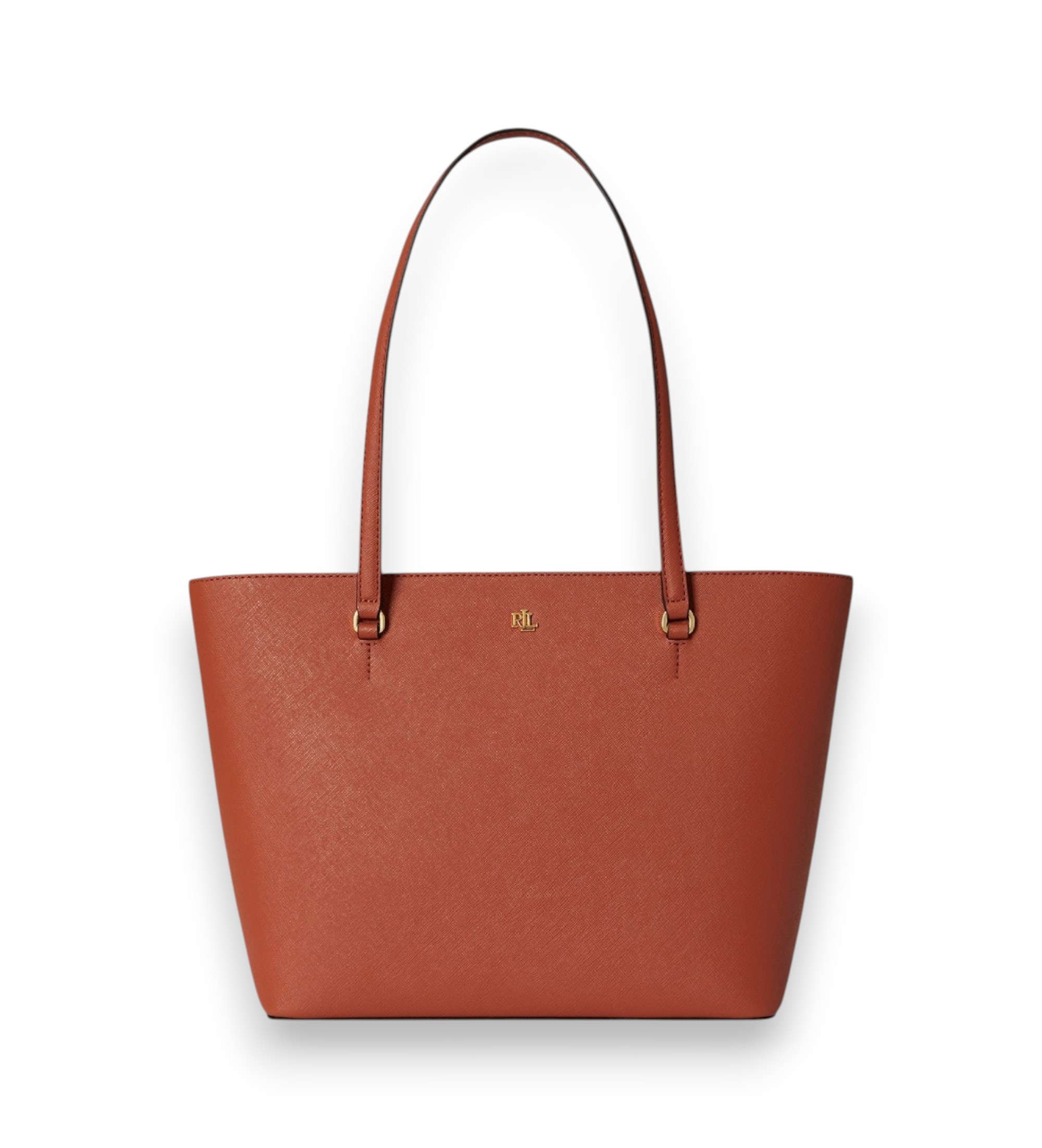 Lauren Ralph Lauren für Damen. 431924351031 Karly mittelgroße braune Crossbody-Tasche aus Leder (OSFA), Lässig, Klassisch