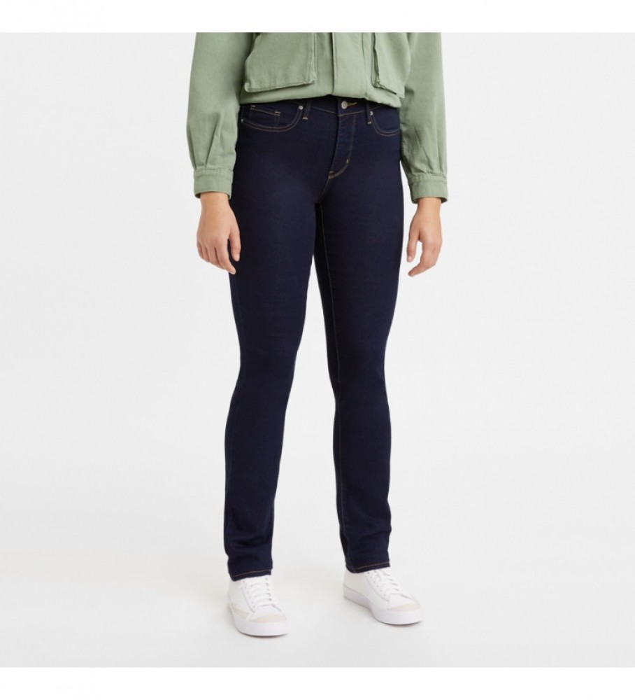 Levi's für Damen. 19627-0001 Jeans Skinny Fitted Moulder 312 Blau (27/32), Lässig, Baumwolle, Denim