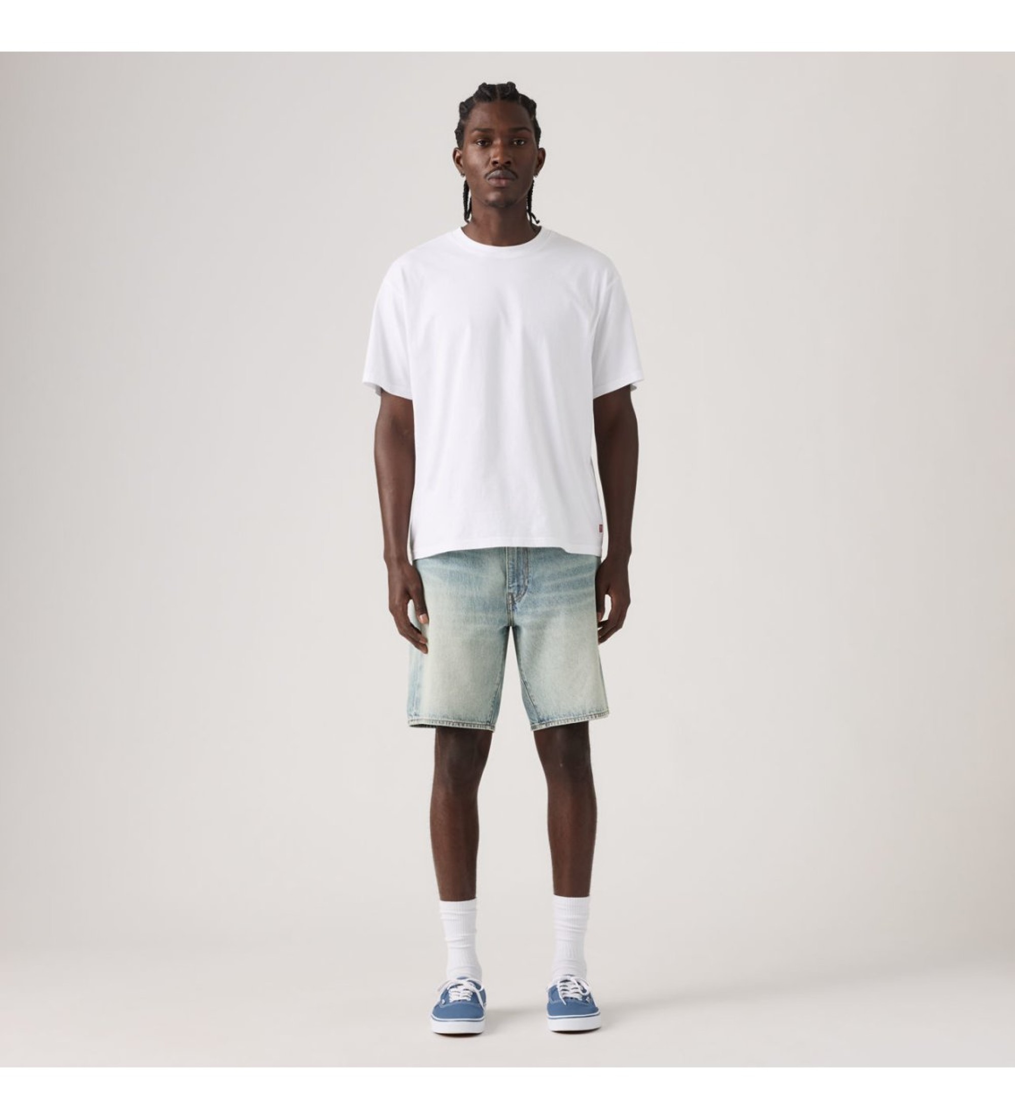 Levi'svoor mannen. A8461-0039 Bermuda 468 blauw (36), Casual, Katoen, Denim