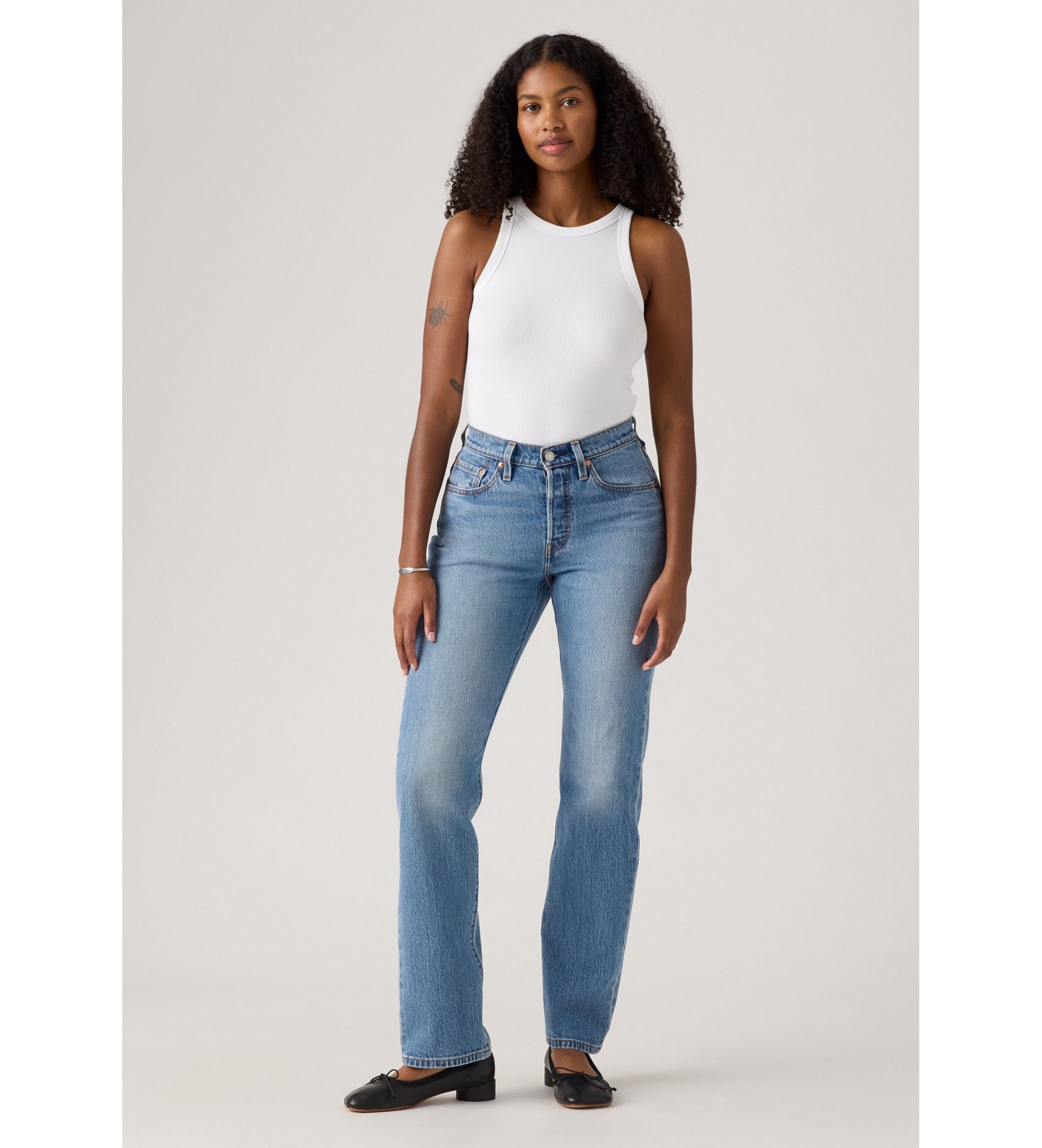 Levi's für Damen. 0036A-0002 Jeans 501 Curve blau (30/34), Lässig, Baumwolle, Denim
