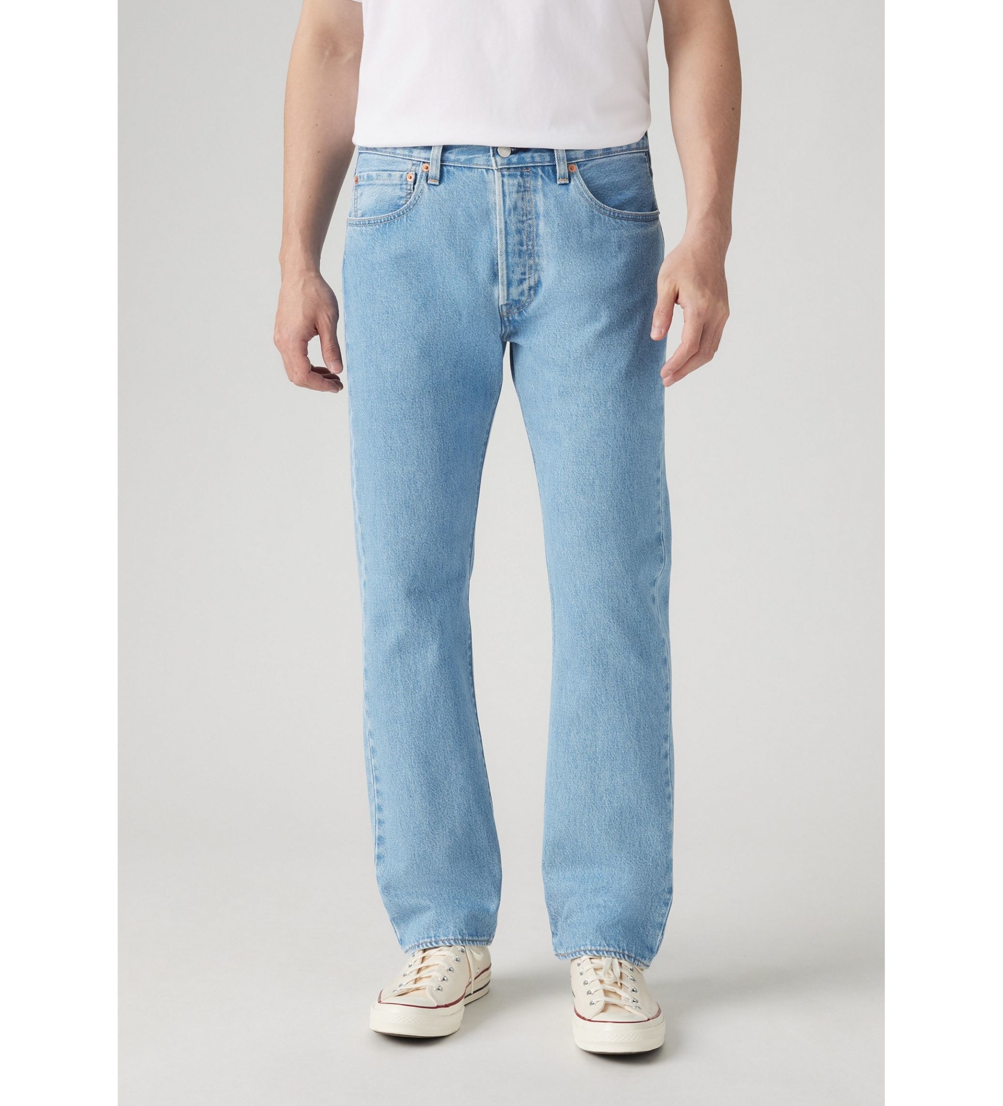 Levi'svoor mannen. 00501-3708 Jeans 501 Origineel blauw (33/30), Casual, Katoen, Denim