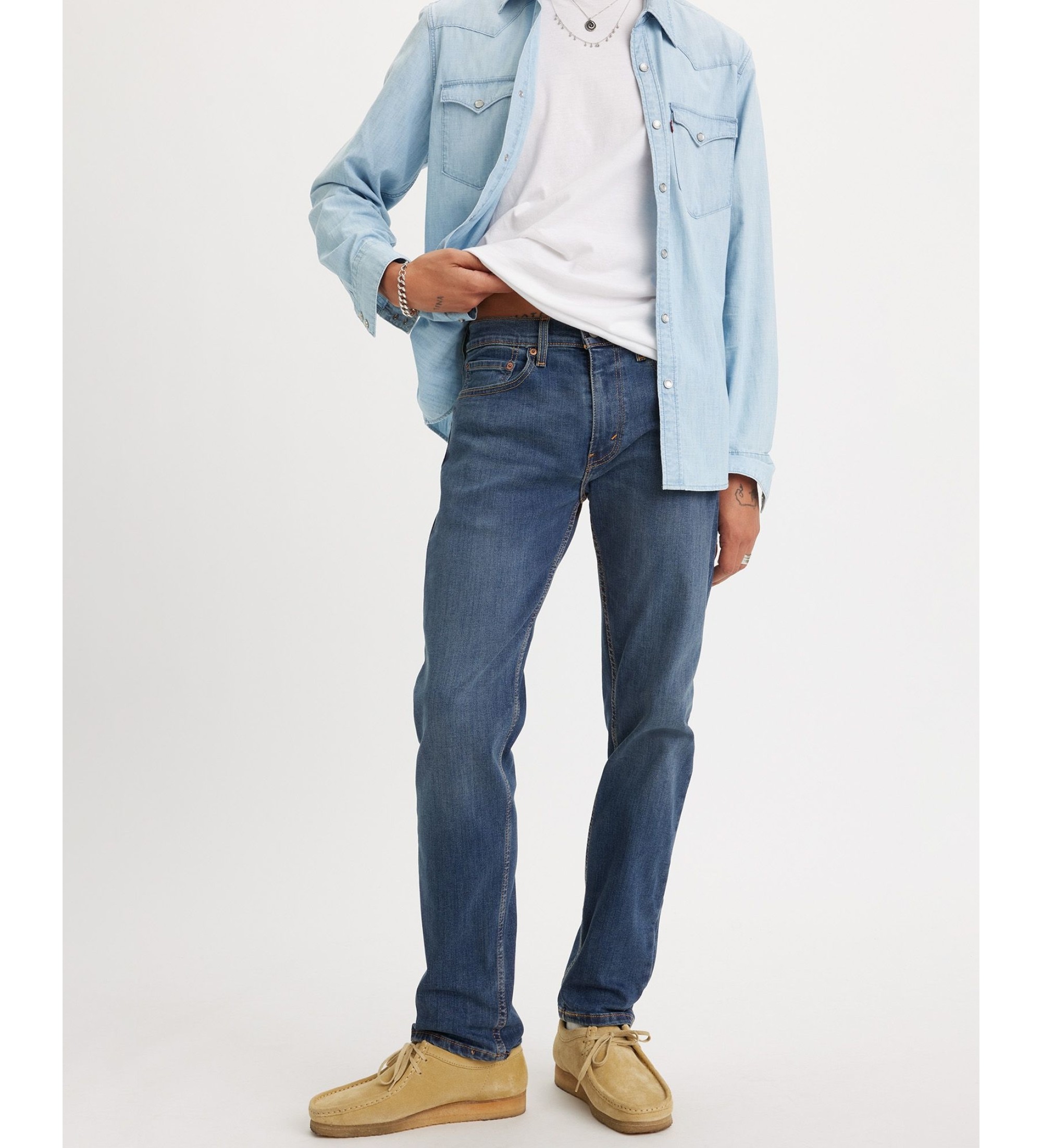 Levi's für Herren. 29507-0053 Jeans 502 Taper Panda navy (30/30), Lässig, Baumwolle, Denim, Polyester, Elastan, Marine