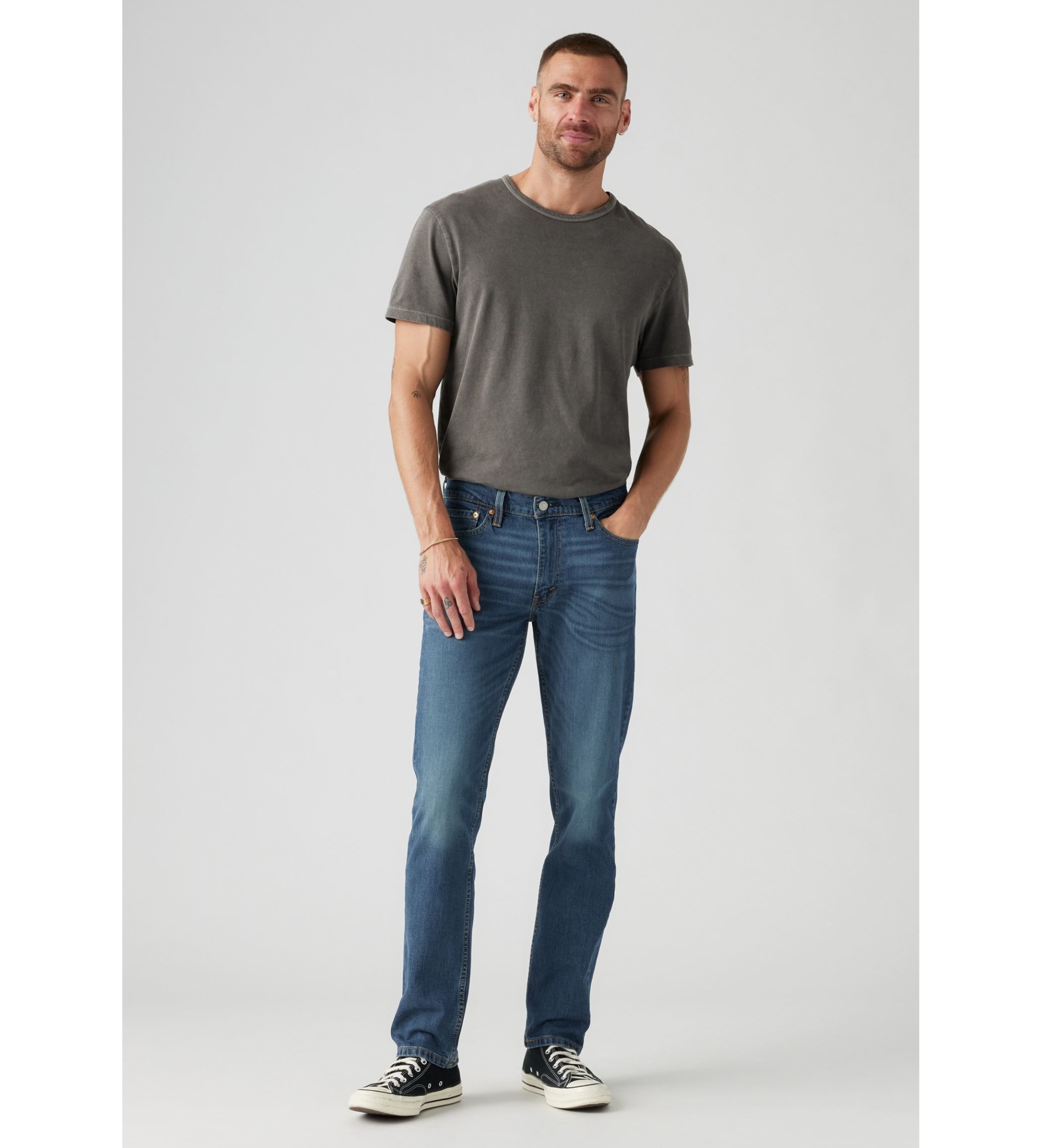 Levi'svoor mannen. 04511-1163 Jeans 511 Slim Dark Indigo blauw (31/34), Casual, Katoen, Denim