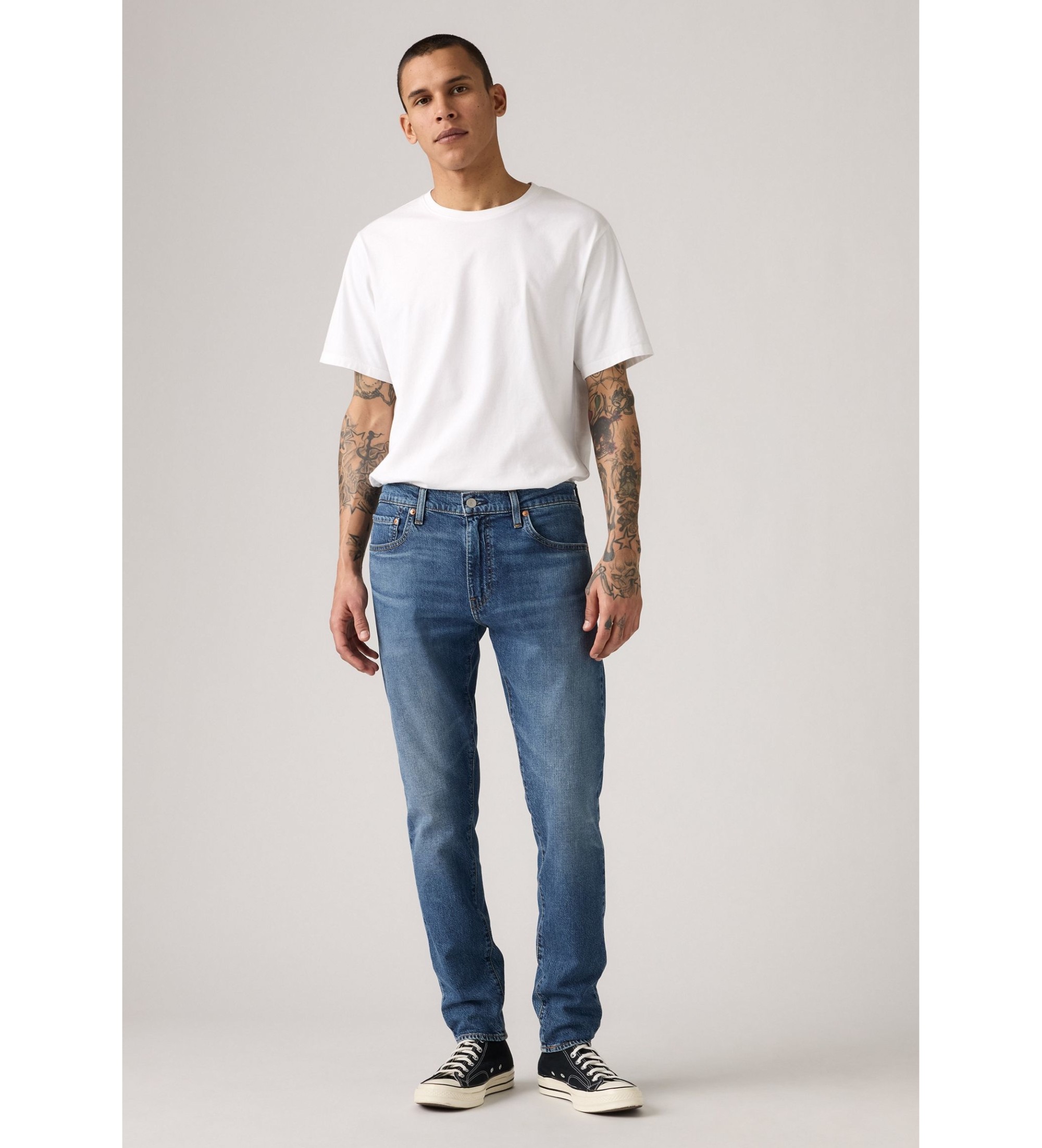 Levi's für Herren. 28833-1456 Jeans 512 Skinny Jeans blau (32/30), Lässig, Baumwolle, Denim