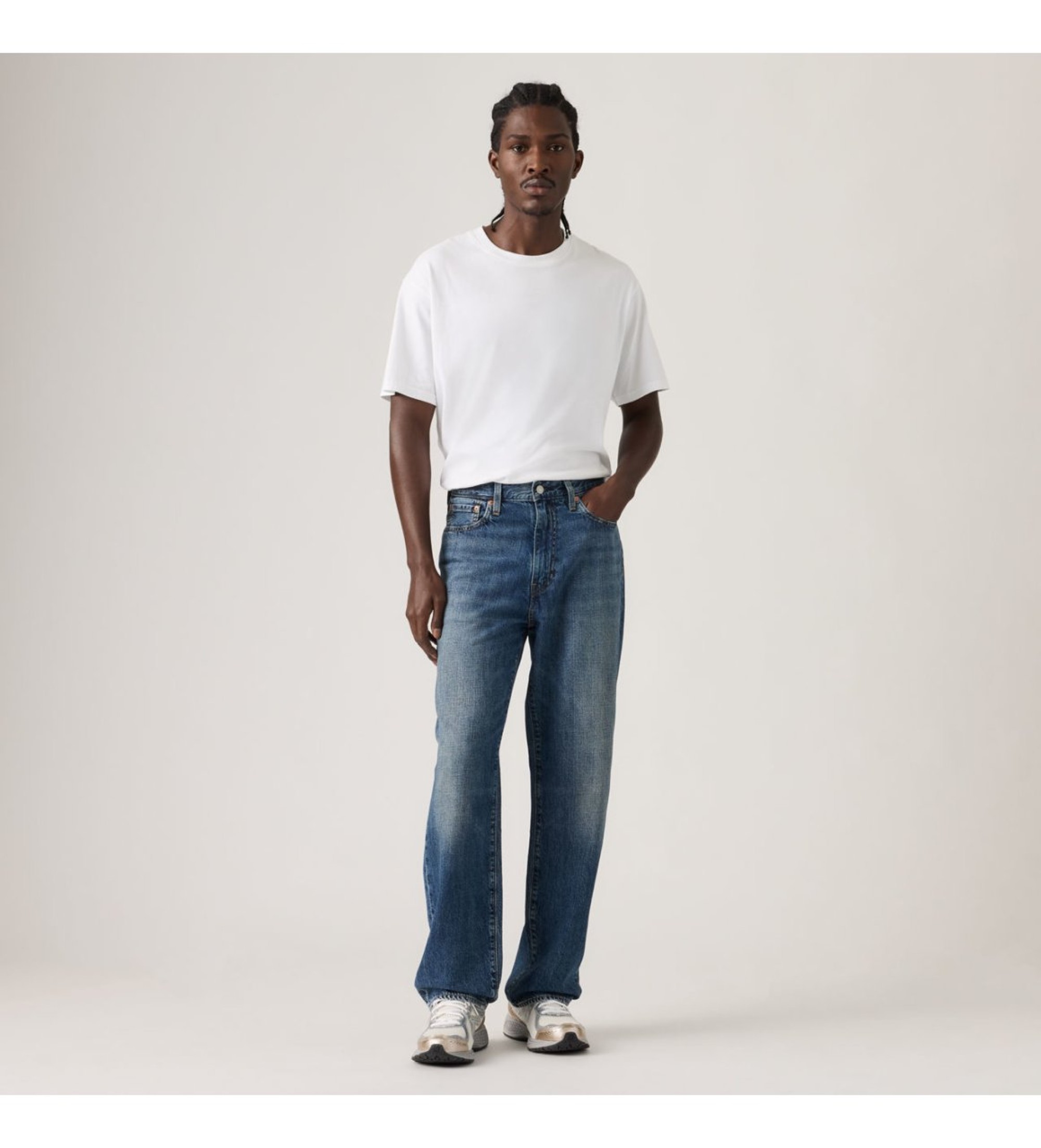 Levi's für Herren. 29037-0140 Jeans 568 Loose Straight blau (34/32), Lässig, Baumwolle, Denim