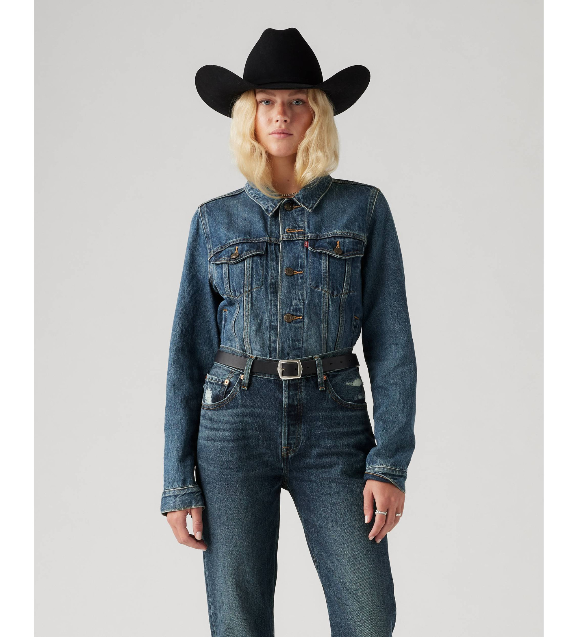 Levi's für Damen. 29945-0063 Jacke Original Soft As Butte blau (XS ), Lässig, Baumwolle, Nachhaltig