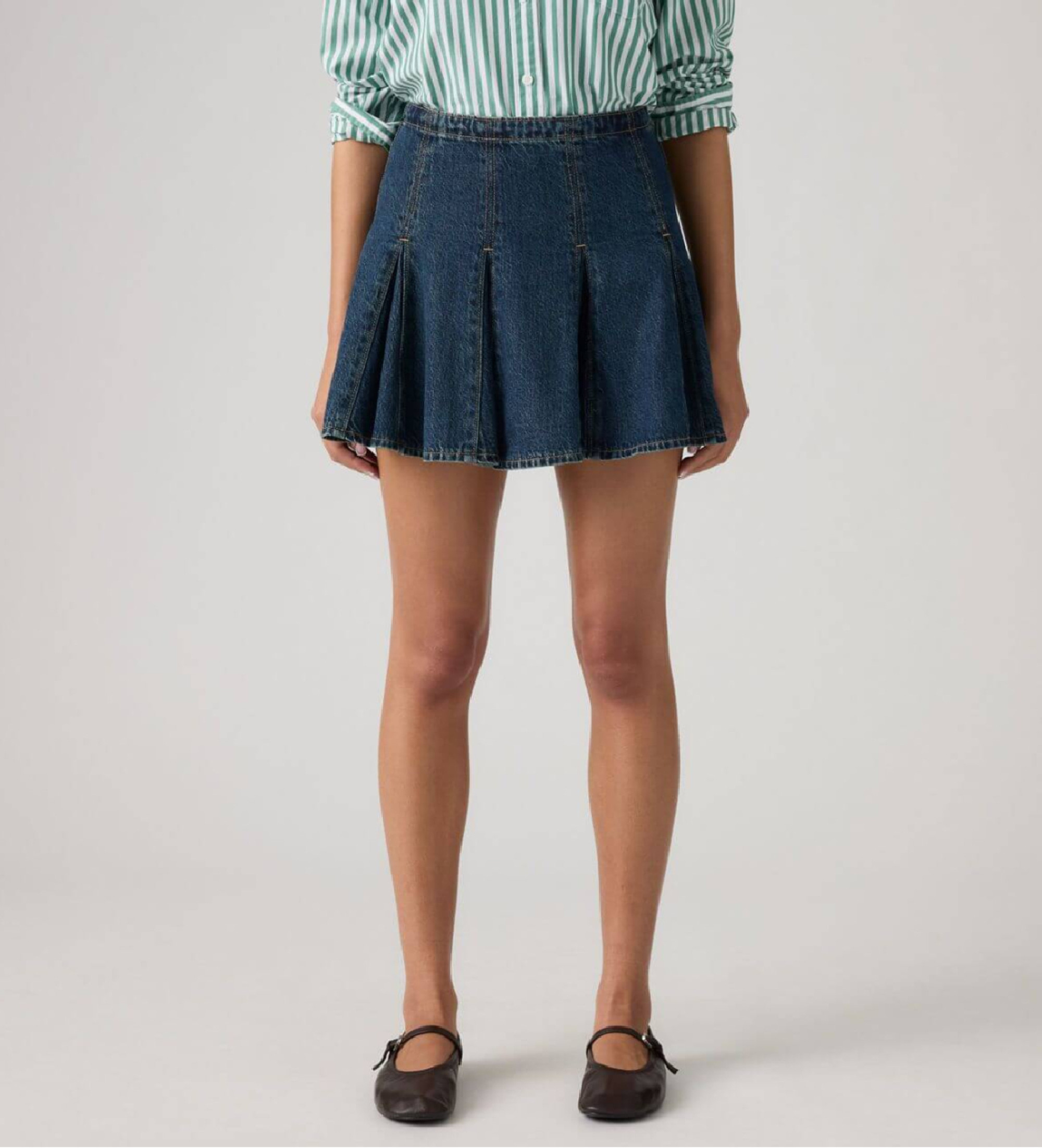 Levi's für Damen. 005DV-0003 Rock Godet Mini navy (27), Lässig, Baumwolle, Marine