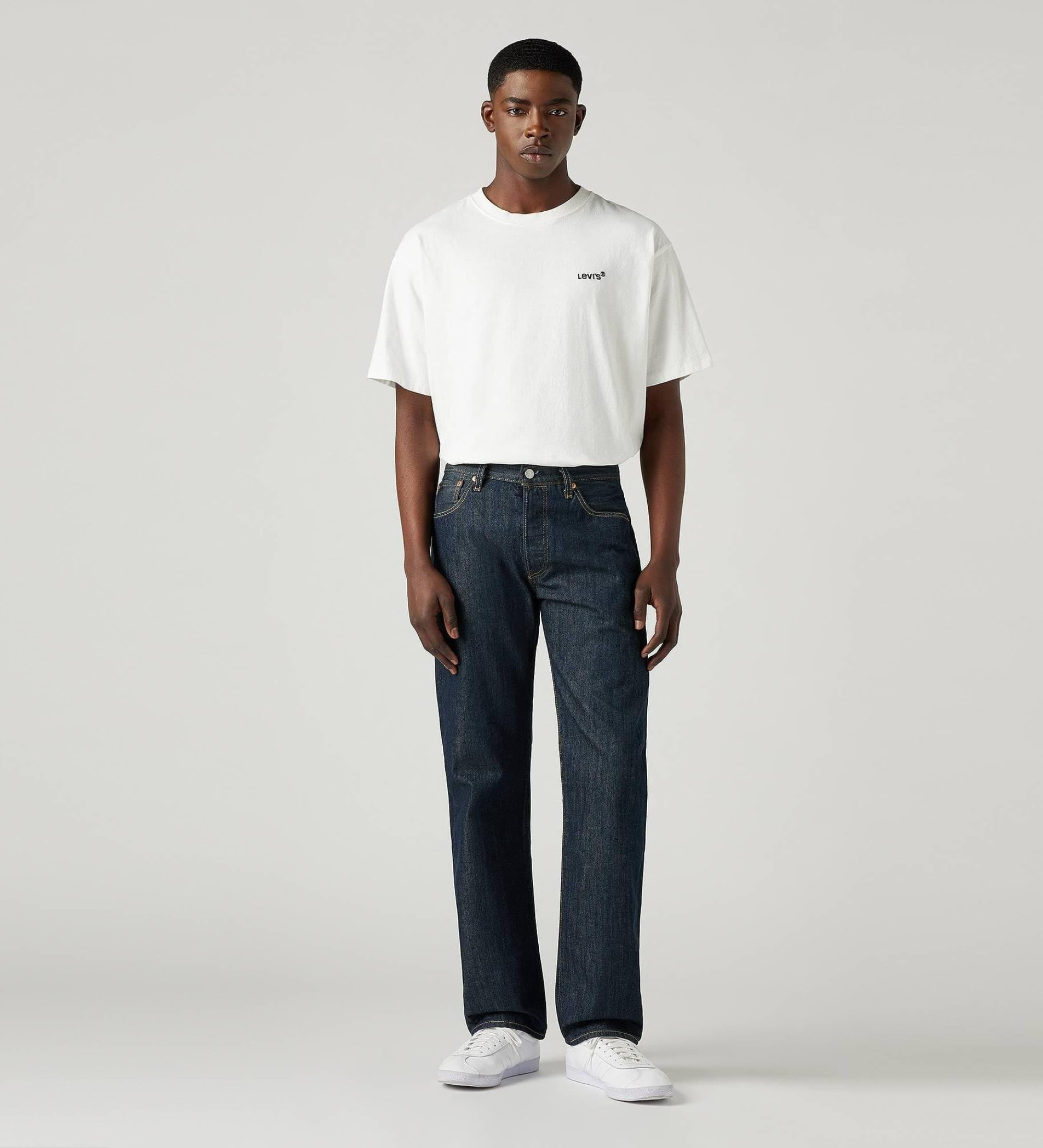 Levi's für Herren. 00501-0162 Jeans 501 Original blau (34/32), Lässig, Baumwolle, Denim