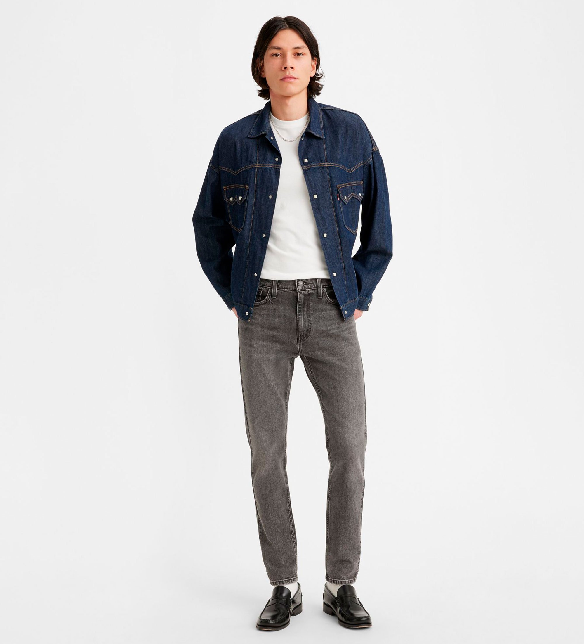 Levi's für Herren. 05510-1302 Jeans 510 Skinny grau (27/32), Lässig, Baumwolle, Denim
