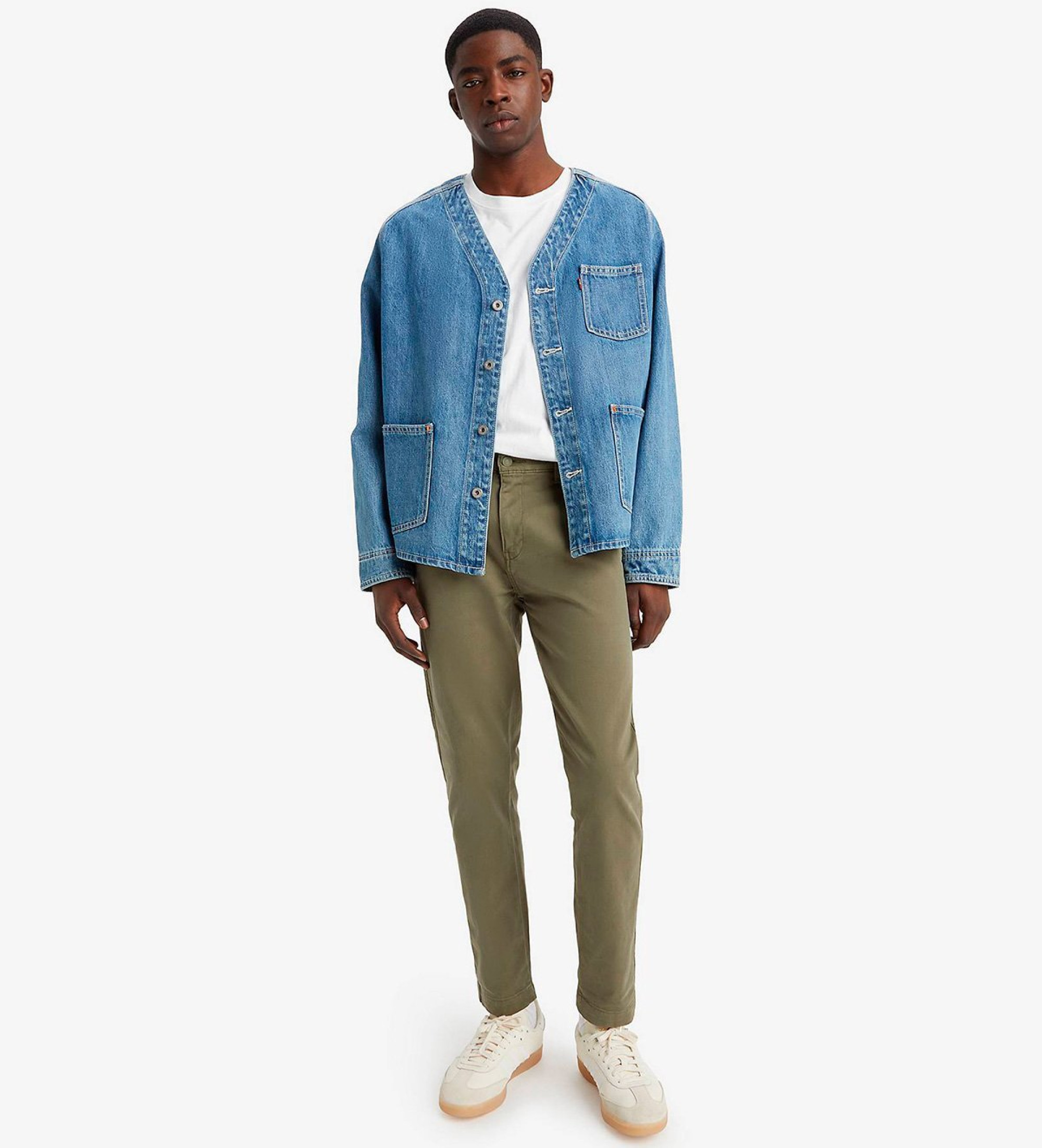 Levi's für Herren. 17196-0001 Xx Chino Standard Taper-Hose grün (31/34), Lässig, Baumwolle
