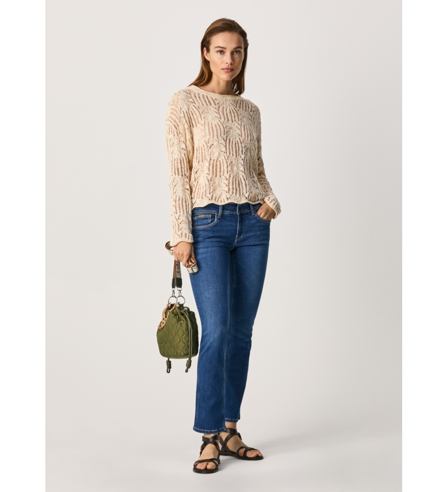 Pepe Jeans für Damen. PL204173GT7 Jeans Saturn dunkelblau (27/32), Schwarz, Lässig, Baumwolle