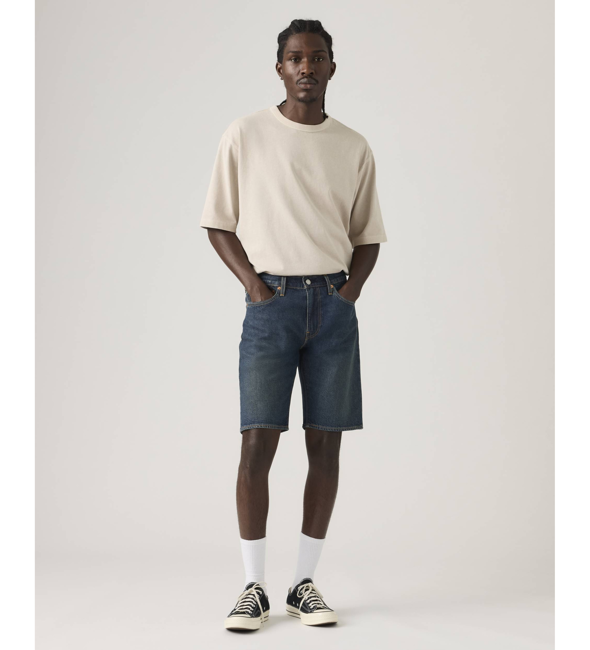 Levi'svoor mannen. 39864-0211 Korte broek 405 Standaard blauw (31/10), Casual, Katoen, Denim