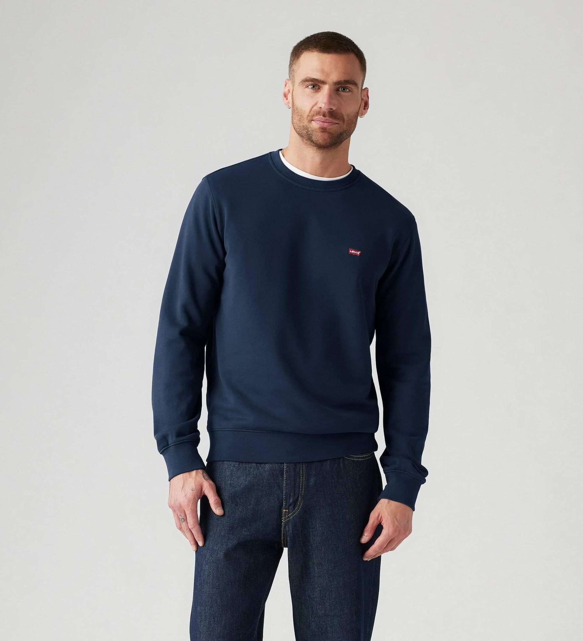 Levi's für Herren. 35909-0001 Sweatshirt Neu Original navy (L), Lässig, Baumwolle, Nachhaltig, Marine